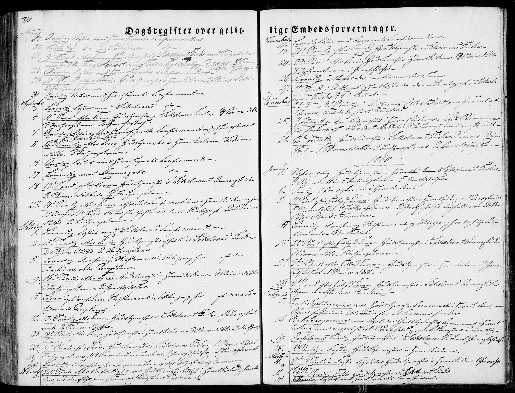 Ministerialprotokoller, klokkerbøker og fødselsregistre - Møre og Romsdal, SAT/A-1454/522/L0313: Parish register (official) no. 522A08, 1852-1862, p. 310