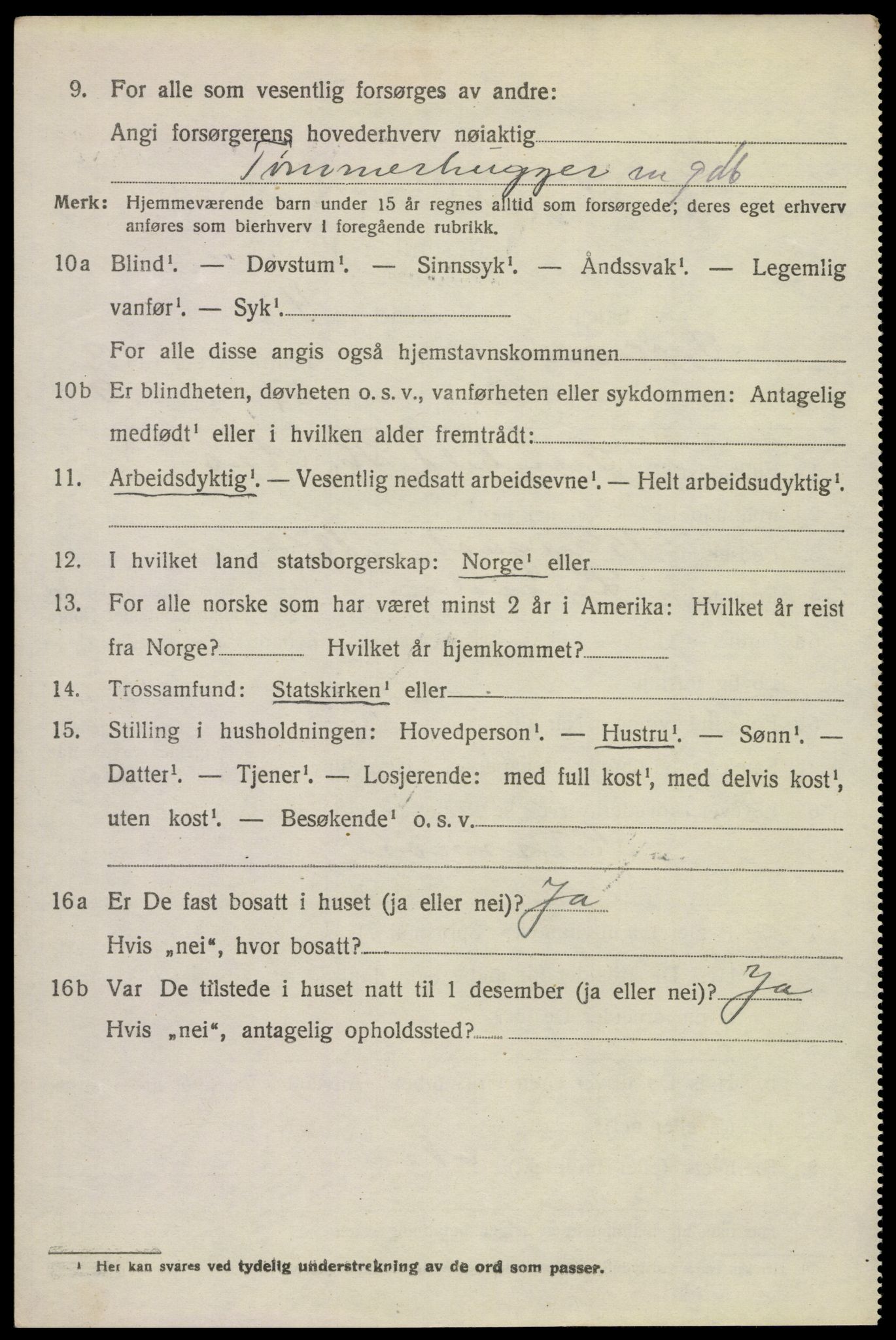 SAKO, 1920 census for Solum, 1920, p. 14637