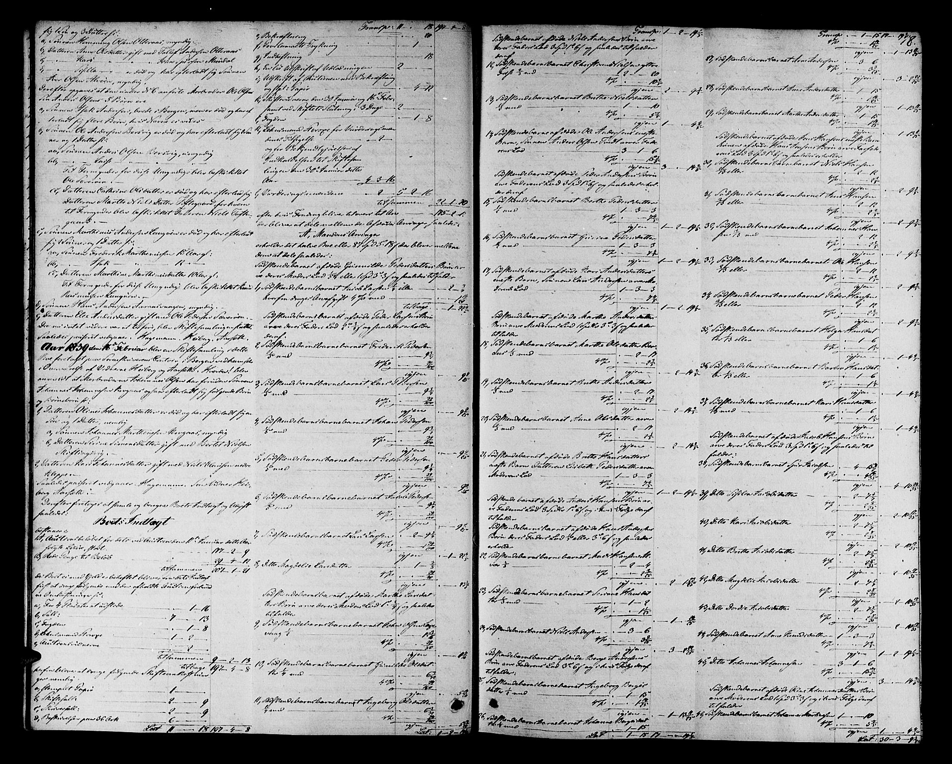 Nordhordland sorenskrivar, AV/SAB-A-2901/1/H/Ha/L0021: Skifteprotokollar Nordhordland , 1839-1859, p. 17b-18a