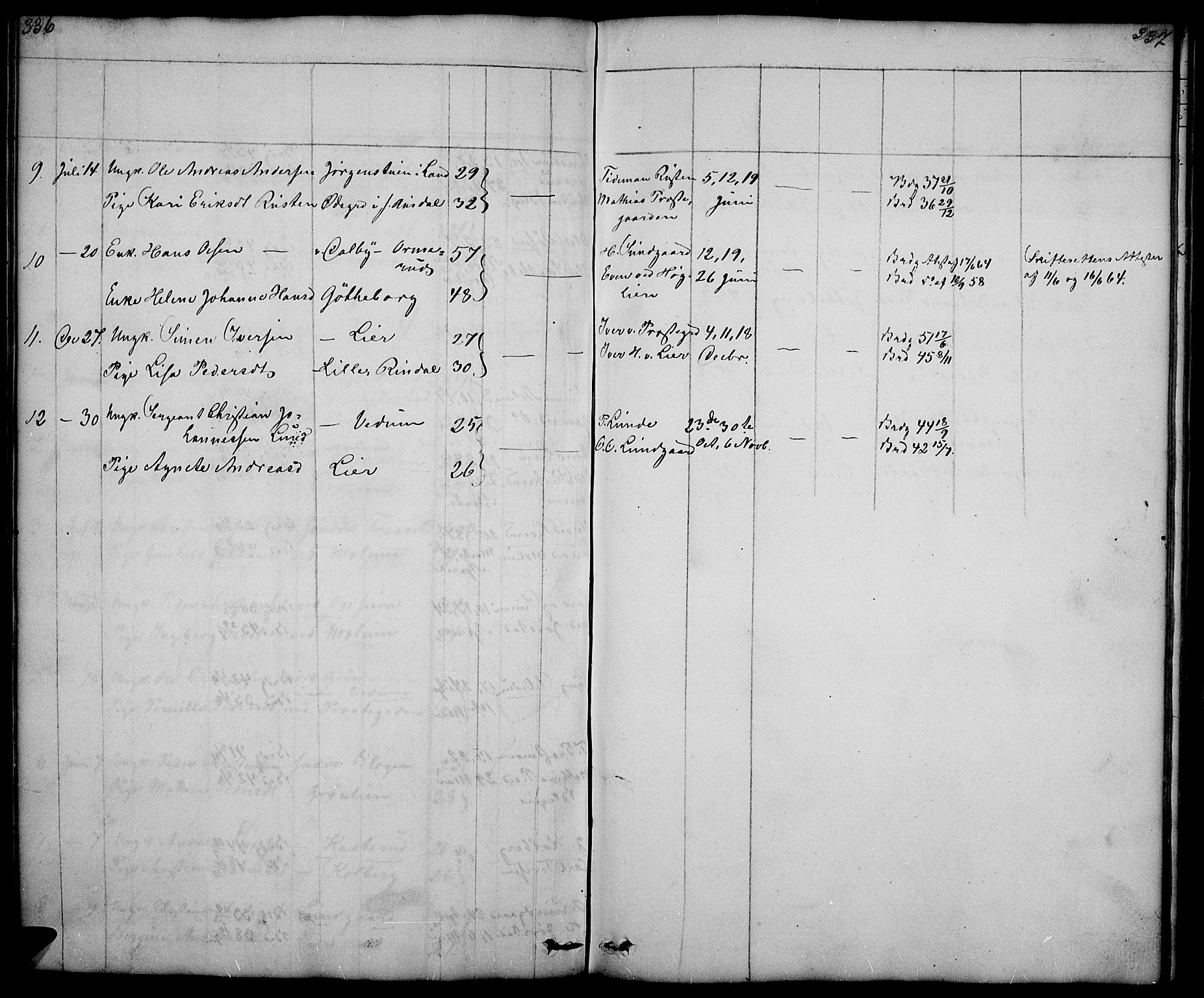 Fåberg prestekontor, AV/SAH-PREST-086/H/Ha/Hab/L0005: Parish register (copy) no. 5, 1837-1864, p. 334-335