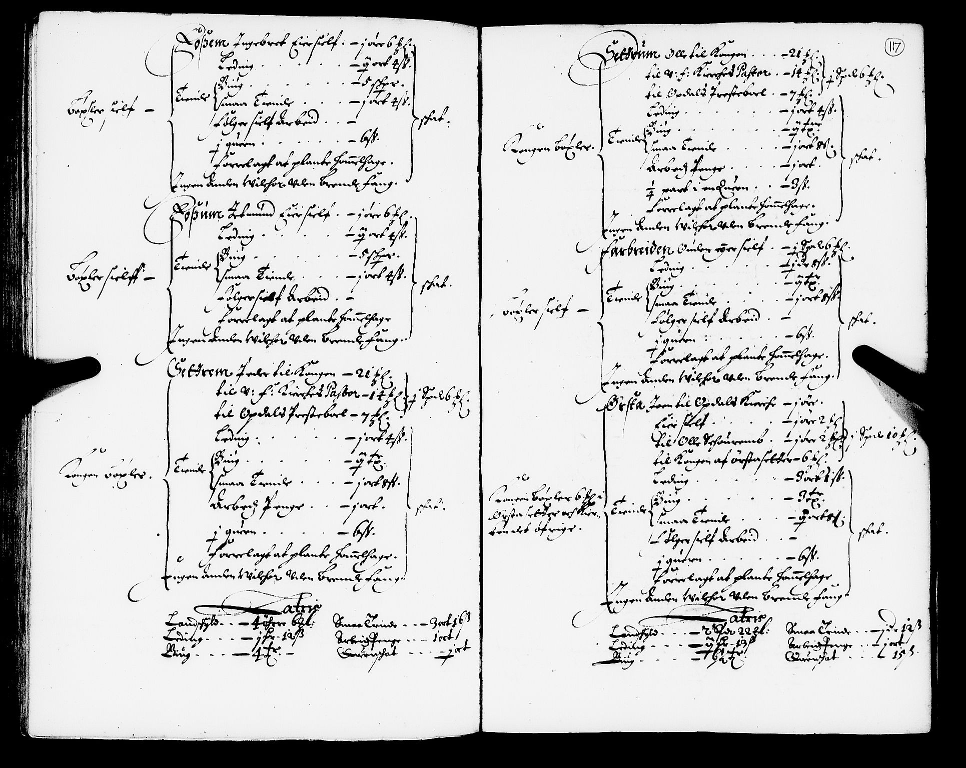 Rentekammeret inntil 1814, Realistisk ordnet avdeling, AV/RA-EA-4070/N/Nb/Nba/L0050: Orkdal fogderi, 1666, p. 116b-117a