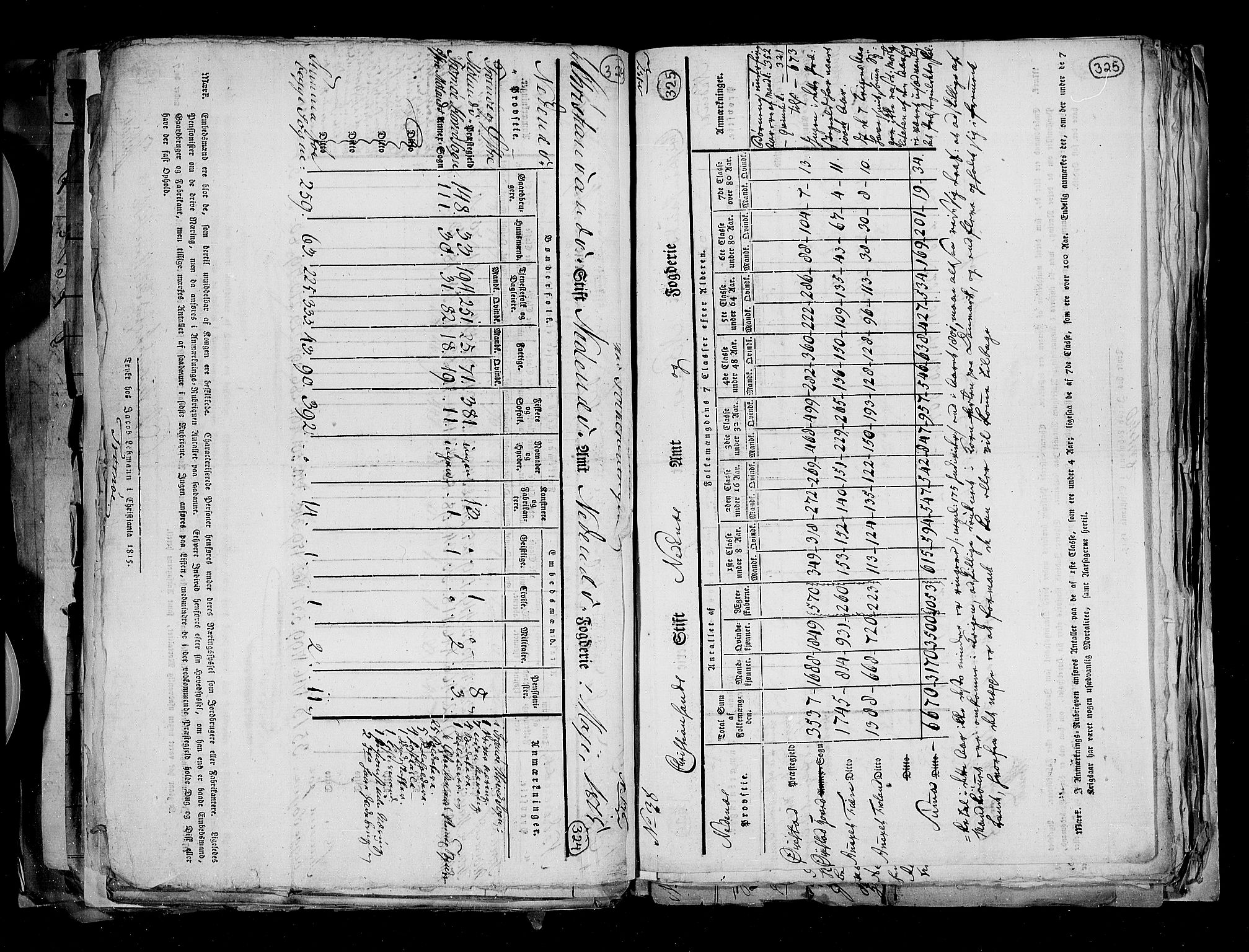 RA, Census 1815, vol. 1: Akershus stift and Kristiansand stift, 1815, p. 233