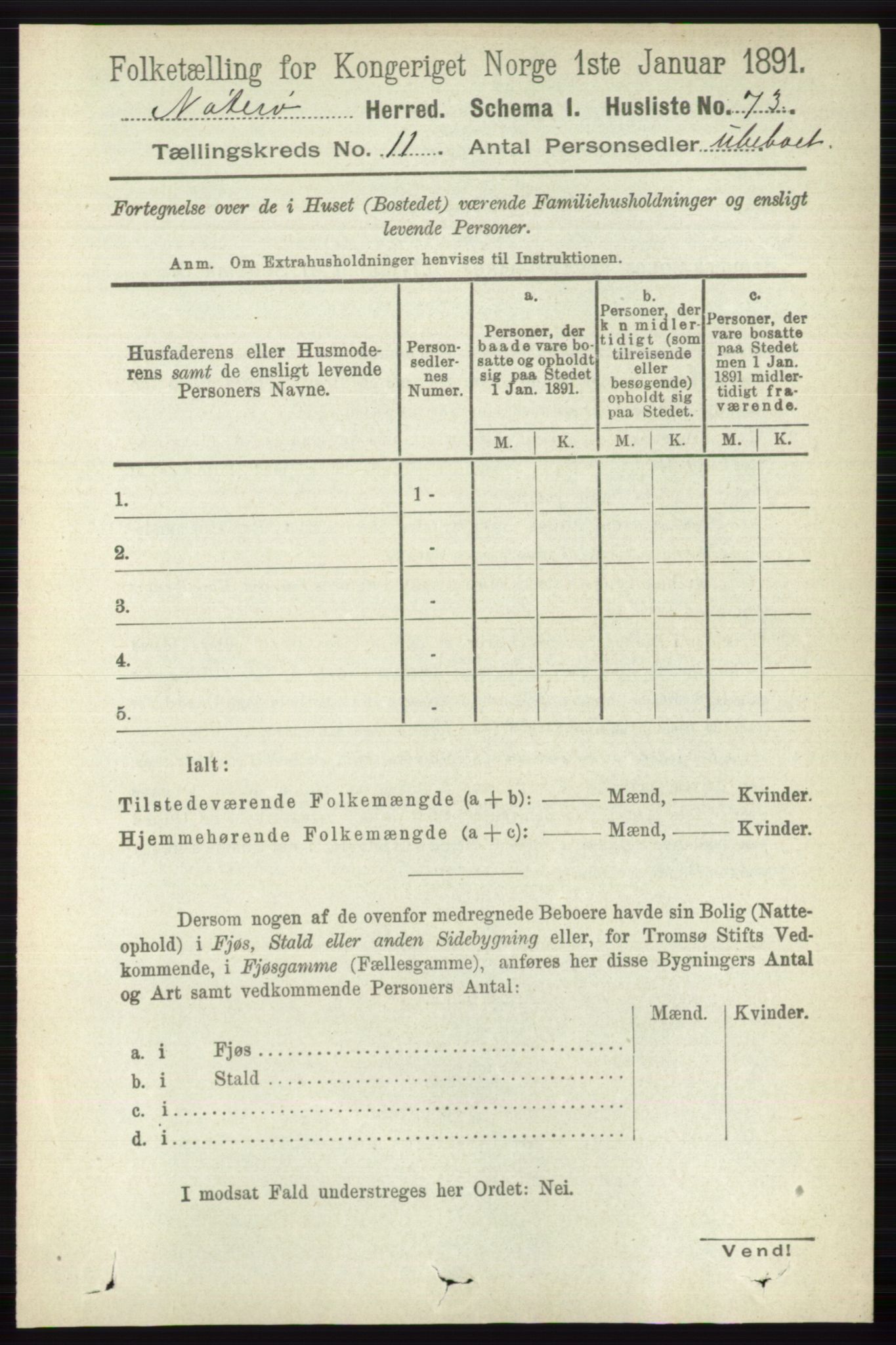 RA, 1891 census for 0722 Nøtterøy, 1891, p. 5809