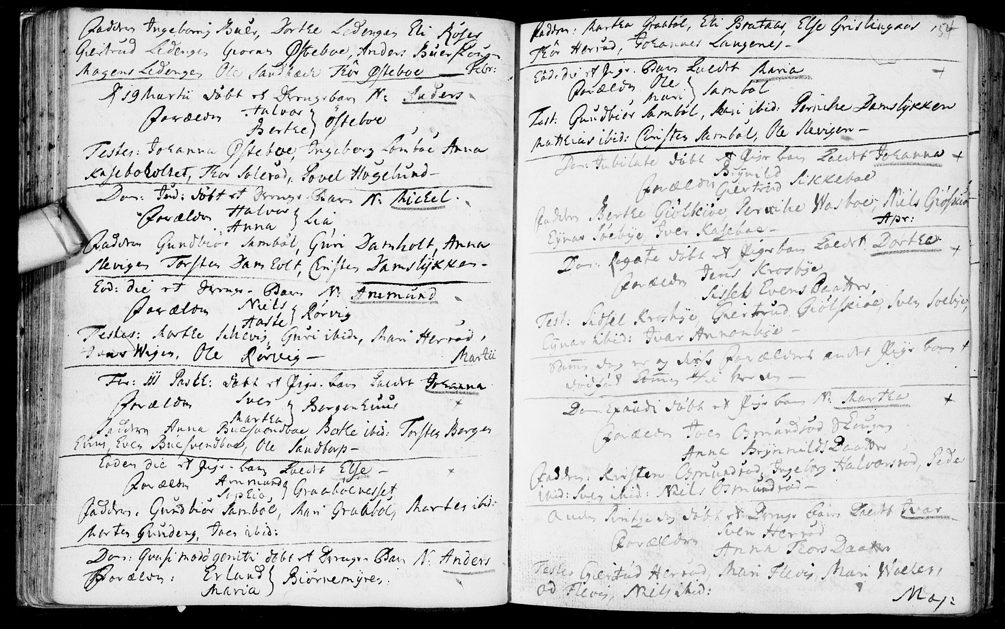 Aremark prestekontor Kirkebøker, AV/SAO-A-10899/F/Fb/L0002: Parish register (official) no.  II 2, 1745-1795, p. 54