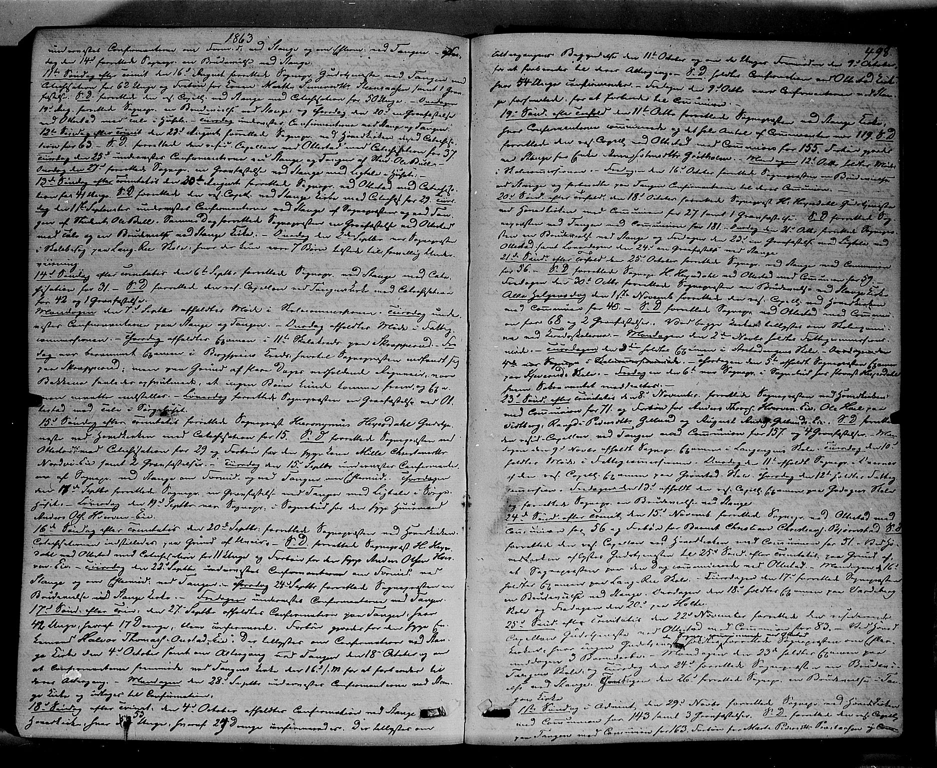 Stange prestekontor, AV/SAH-PREST-002/K/L0013: Parish register (official) no. 13, 1862-1879, p. 498