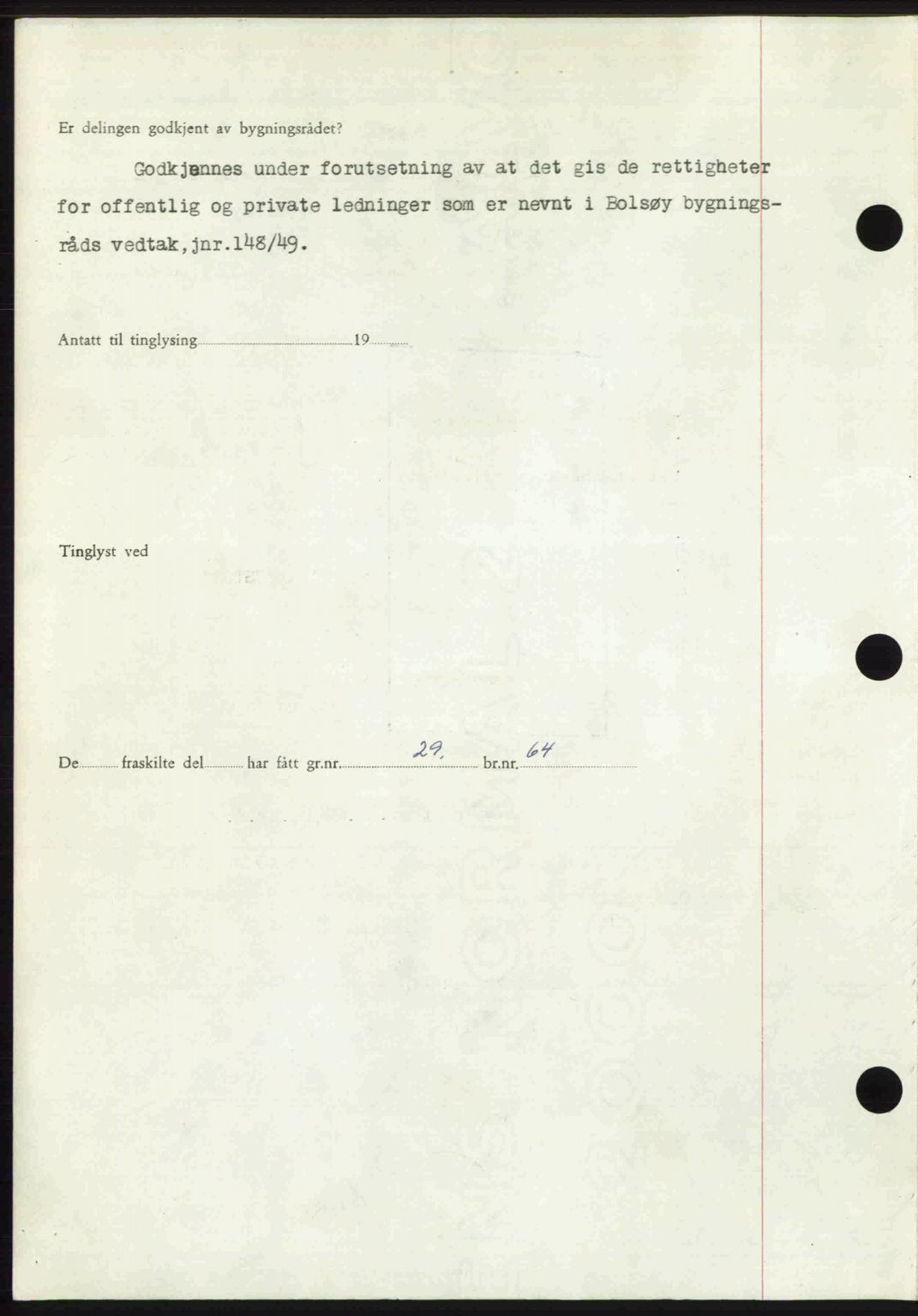 Romsdal sorenskriveri, AV/SAT-A-4149/1/2/2C: Mortgage book no. A32, 1950-1950, Diary no: : 588/1950