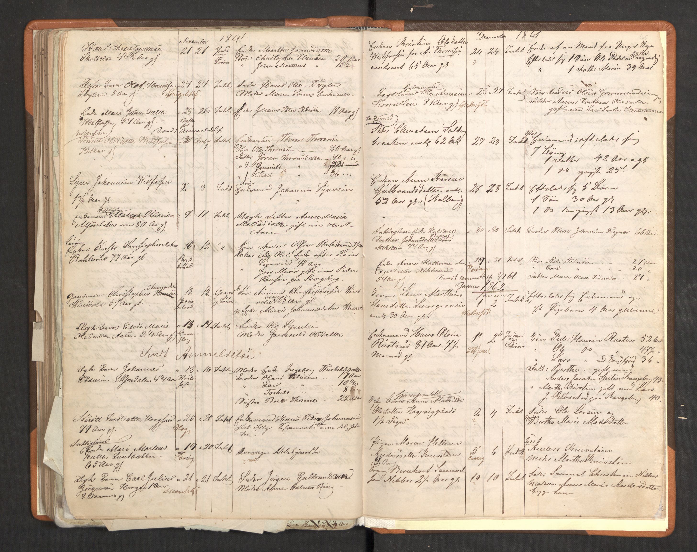Eiker lensmannskontor, AV/SAKO-A-529/H/Ha/L0001: Dødsfallsprotokoll, 1844-1862