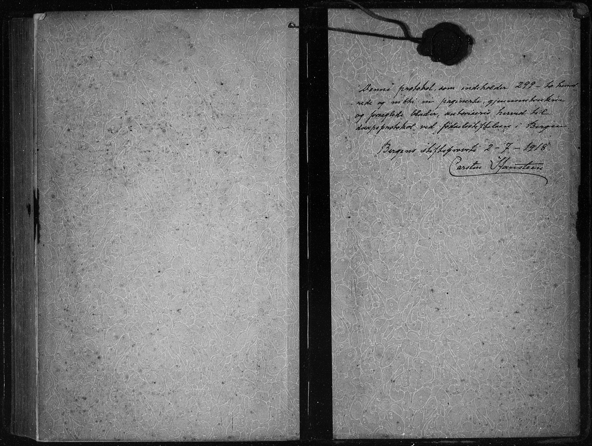 Fødselsstiftelsens sokneprestembete*, SAB/-: Parish register (official) no. A 5, 1918-1926