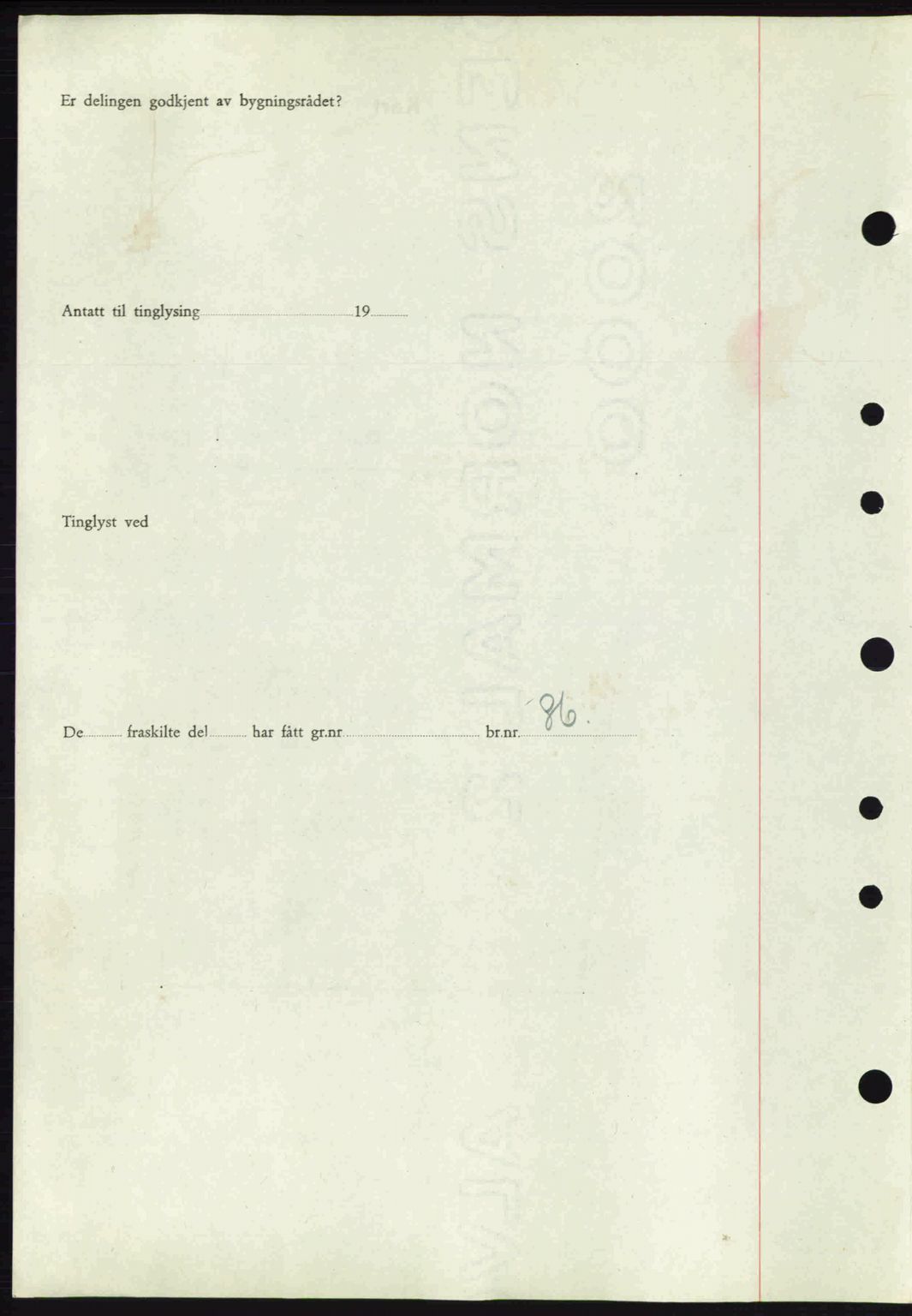 Tønsberg sorenskriveri, AV/SAKO-A-130/G/Ga/Gaa/L0013: Mortgage book no. A13, 1943-1943, Diary no: : 2211/1943