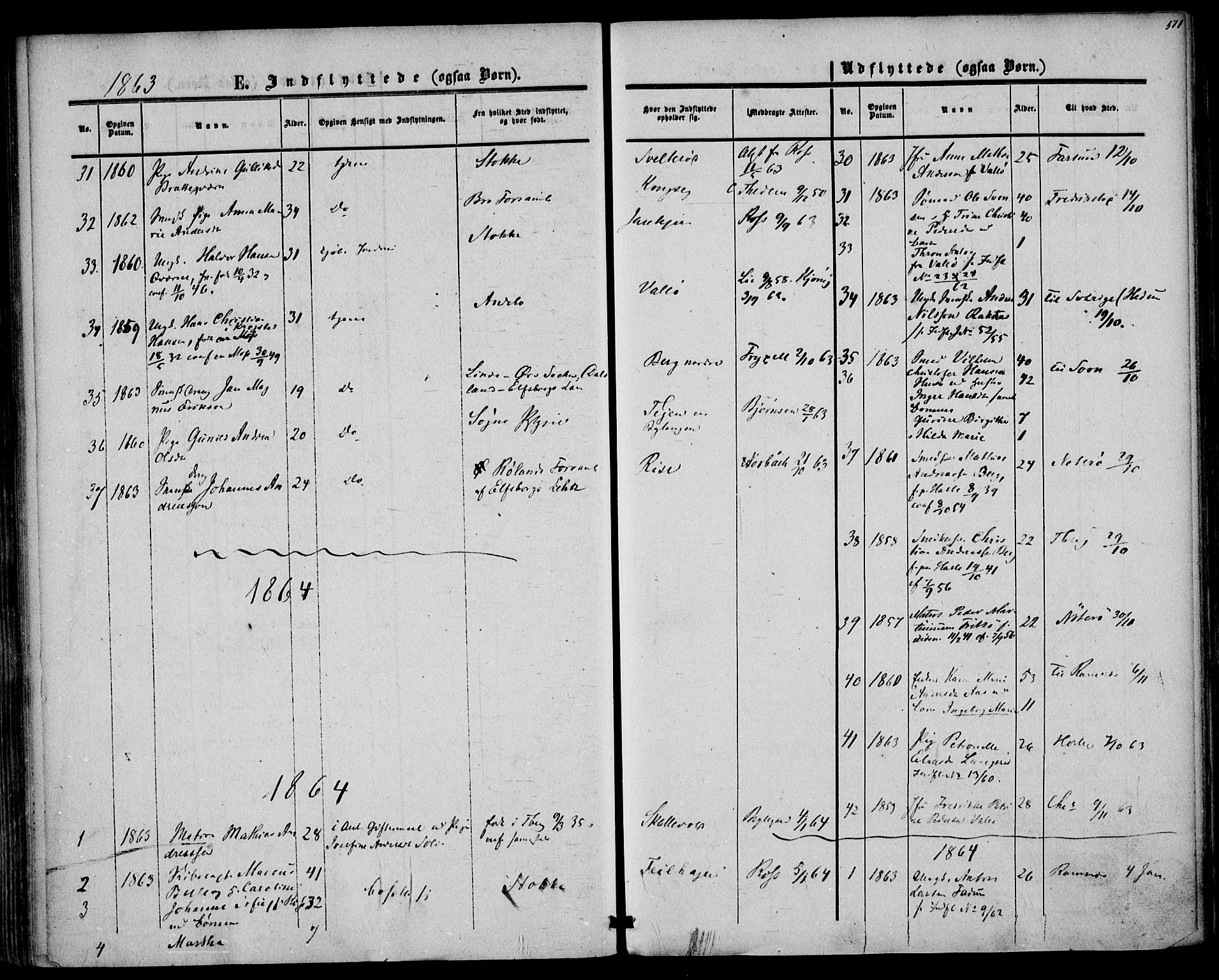 Sem kirkebøker, AV/SAKO-A-5/F/Fa/L0007: Parish register (official) no. I 7, 1856-1865, p. 511