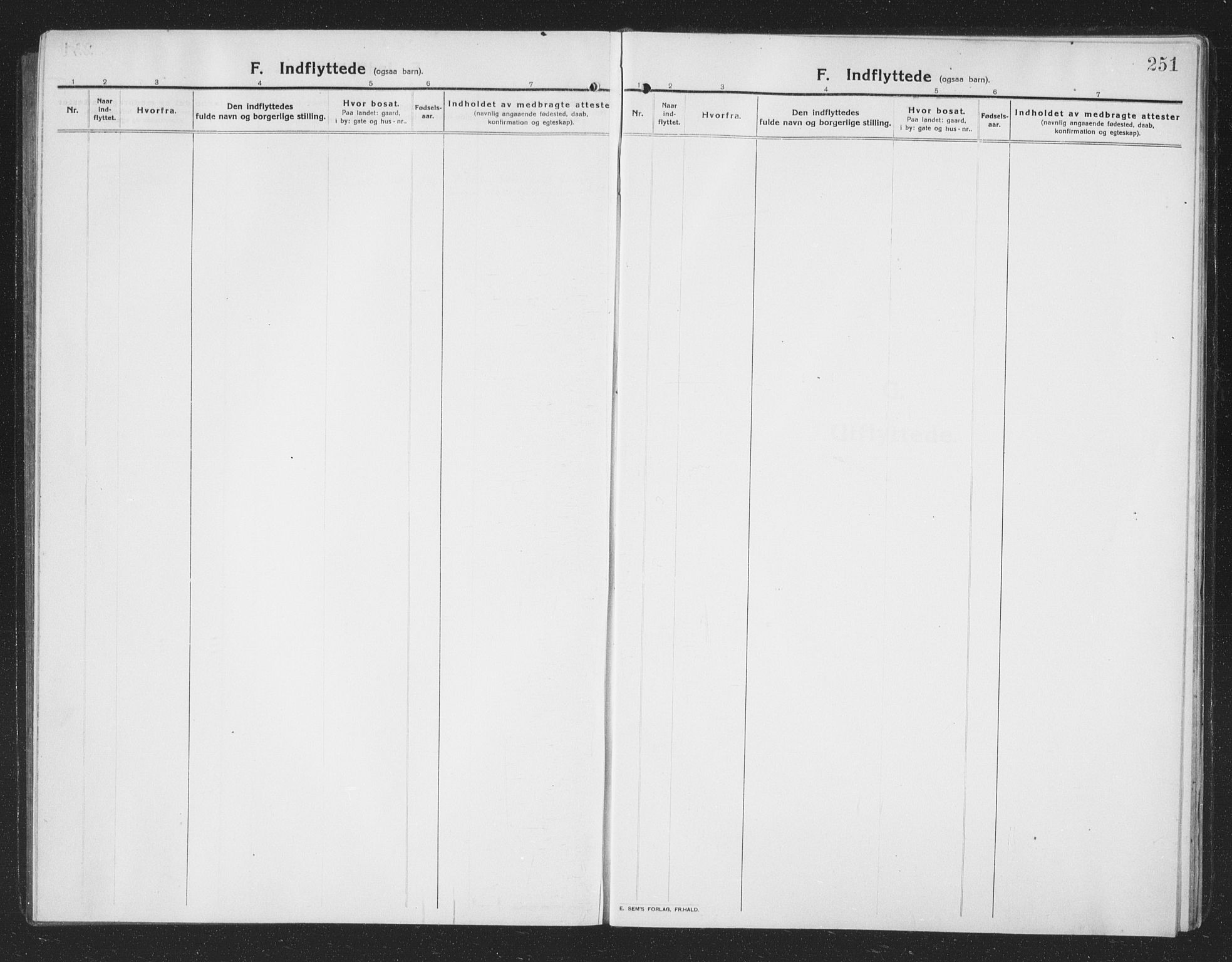 Ministerialprotokoller, klokkerbøker og fødselsregistre - Nordland, AV/SAT-A-1459/814/L0231: Parish register (copy) no. 814C04, 1912-1926, p. 251