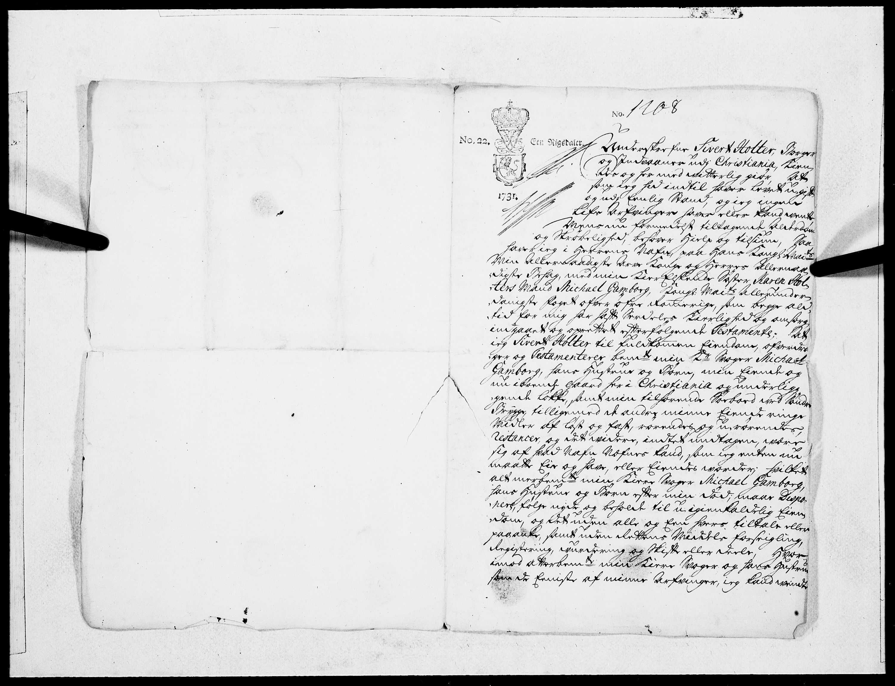 Danske Kanselli 1572-1799, AV/RA-EA-3023/F/Fc/Fcc/Fcca/L0109: Norske innlegg 1572-1799, 1731, p. 134