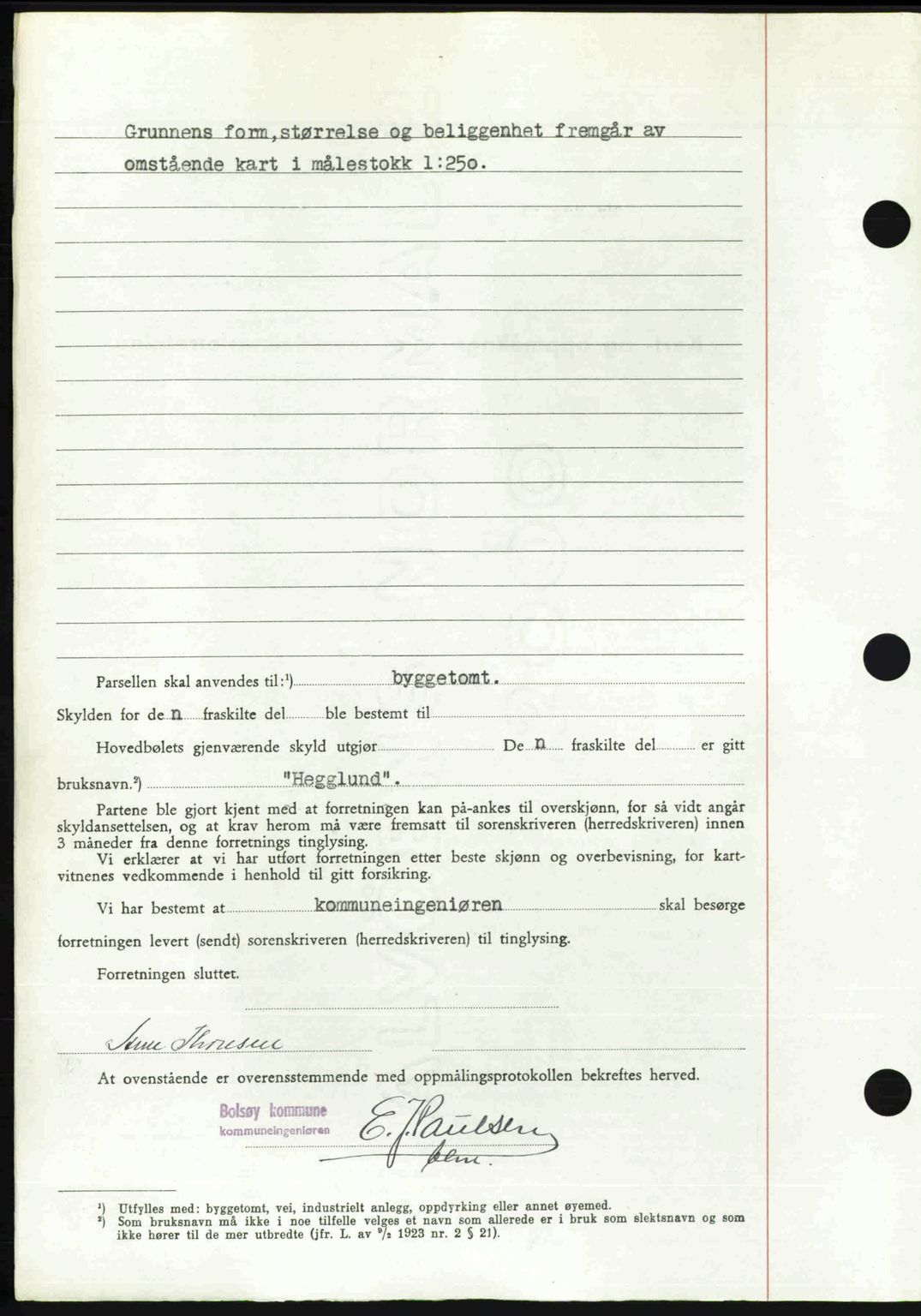 Romsdal sorenskriveri, AV/SAT-A-4149/1/2/2C: Mortgage book no. A31, 1949-1949, Diary no: : 2942/1949