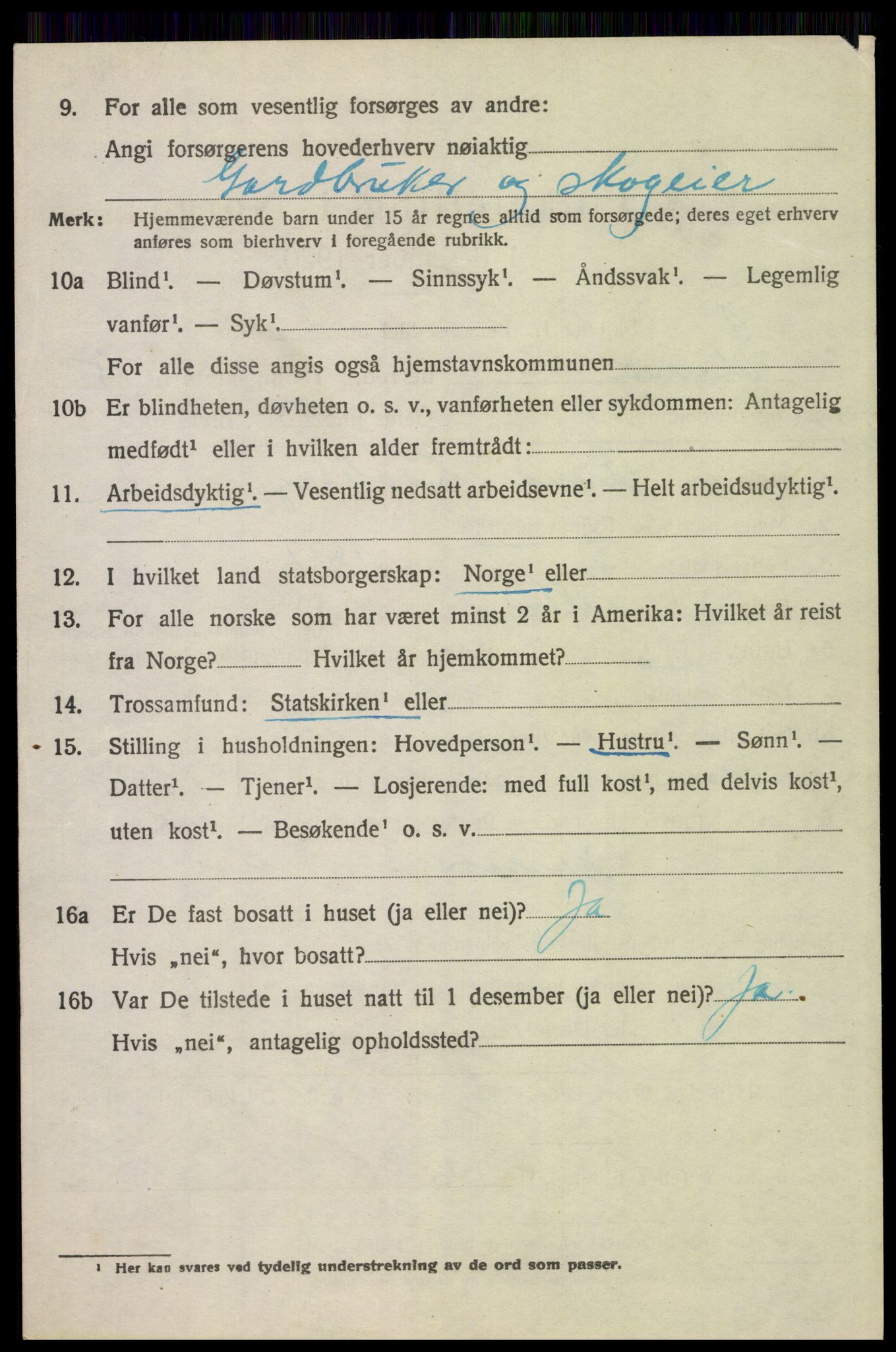 SAH, 1920 census for Elverum, 1920, p. 19269