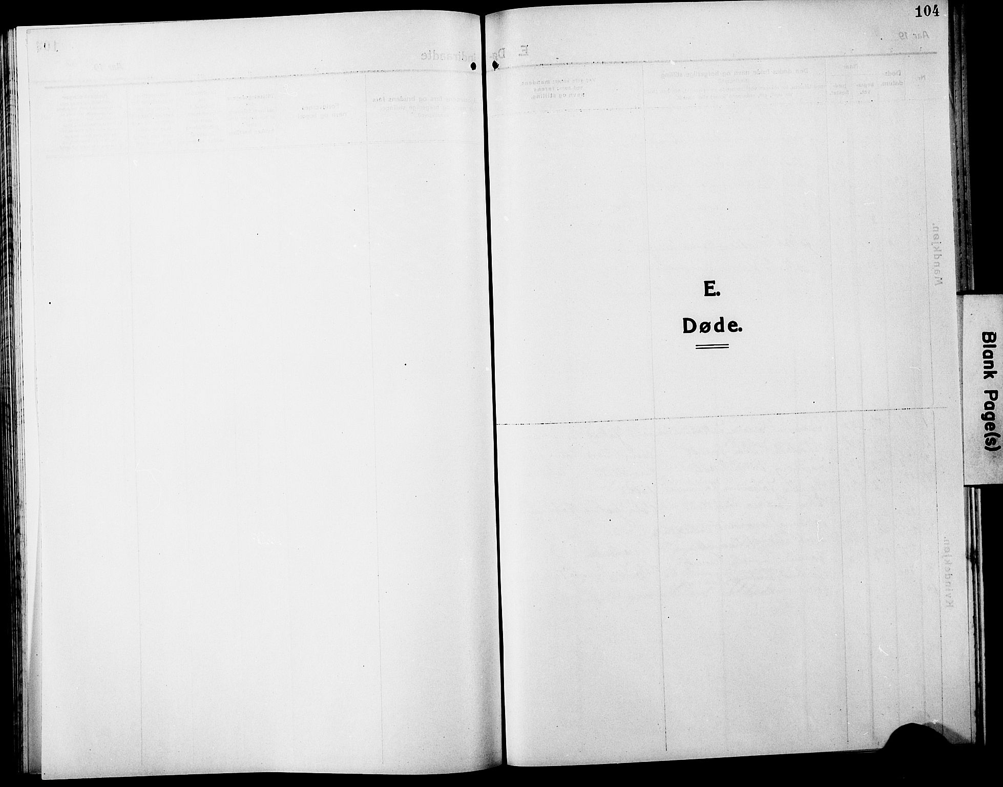 Ministerialprotokoller, klokkerbøker og fødselsregistre - Nordland, SAT/A-1459/826/L0384: Parish register (copy) no. 826C04, 1914-1917, p. 104