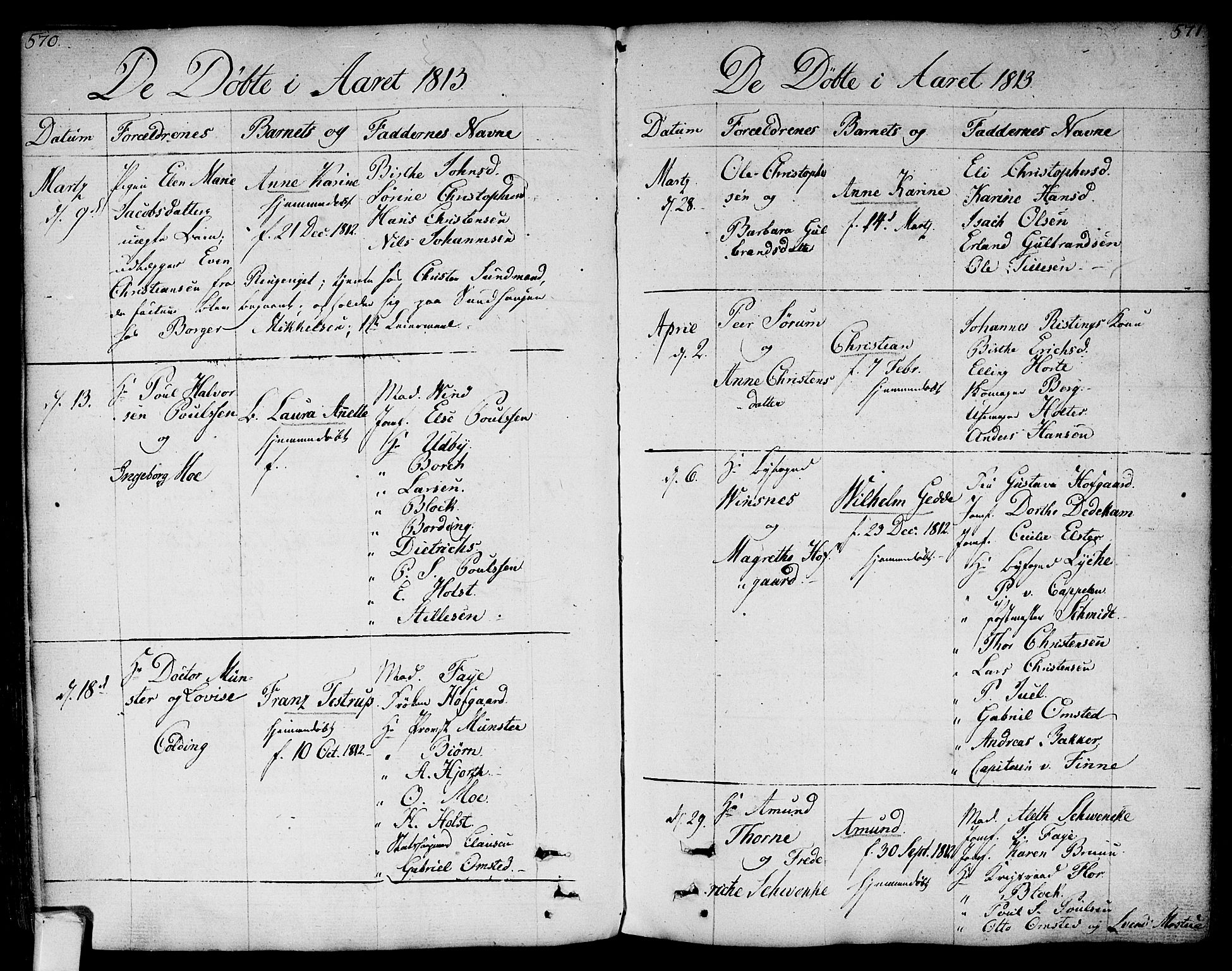 Bragernes kirkebøker, SAKO/A-6/F/Fa/L0006a: Parish register (official) no. I 6, 1782-1814, p. 570-571