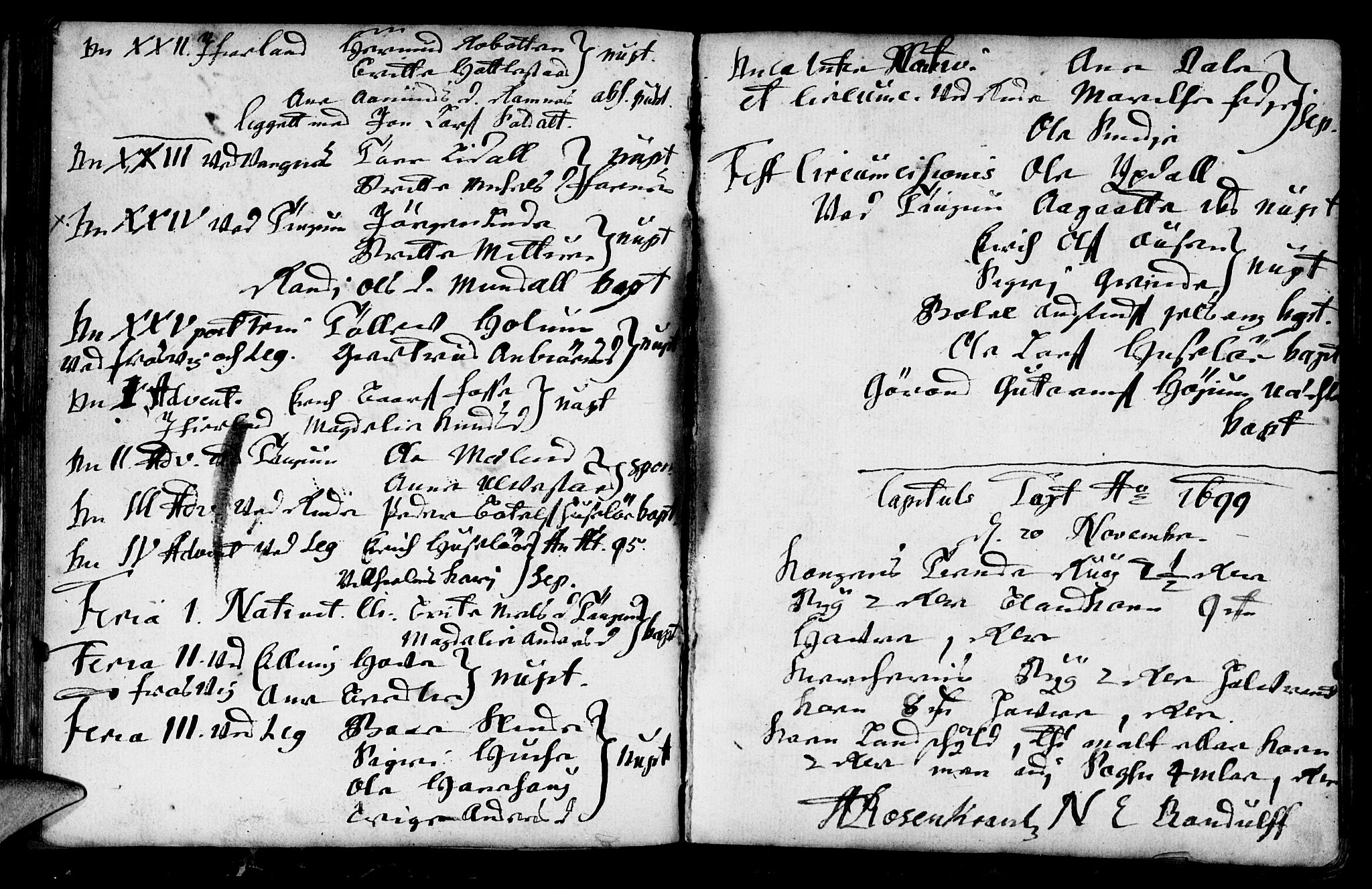 Leikanger sokneprestembete, AV/SAB-A-81001: Parish register (official) no. A 1, 1690-1734, p. 35