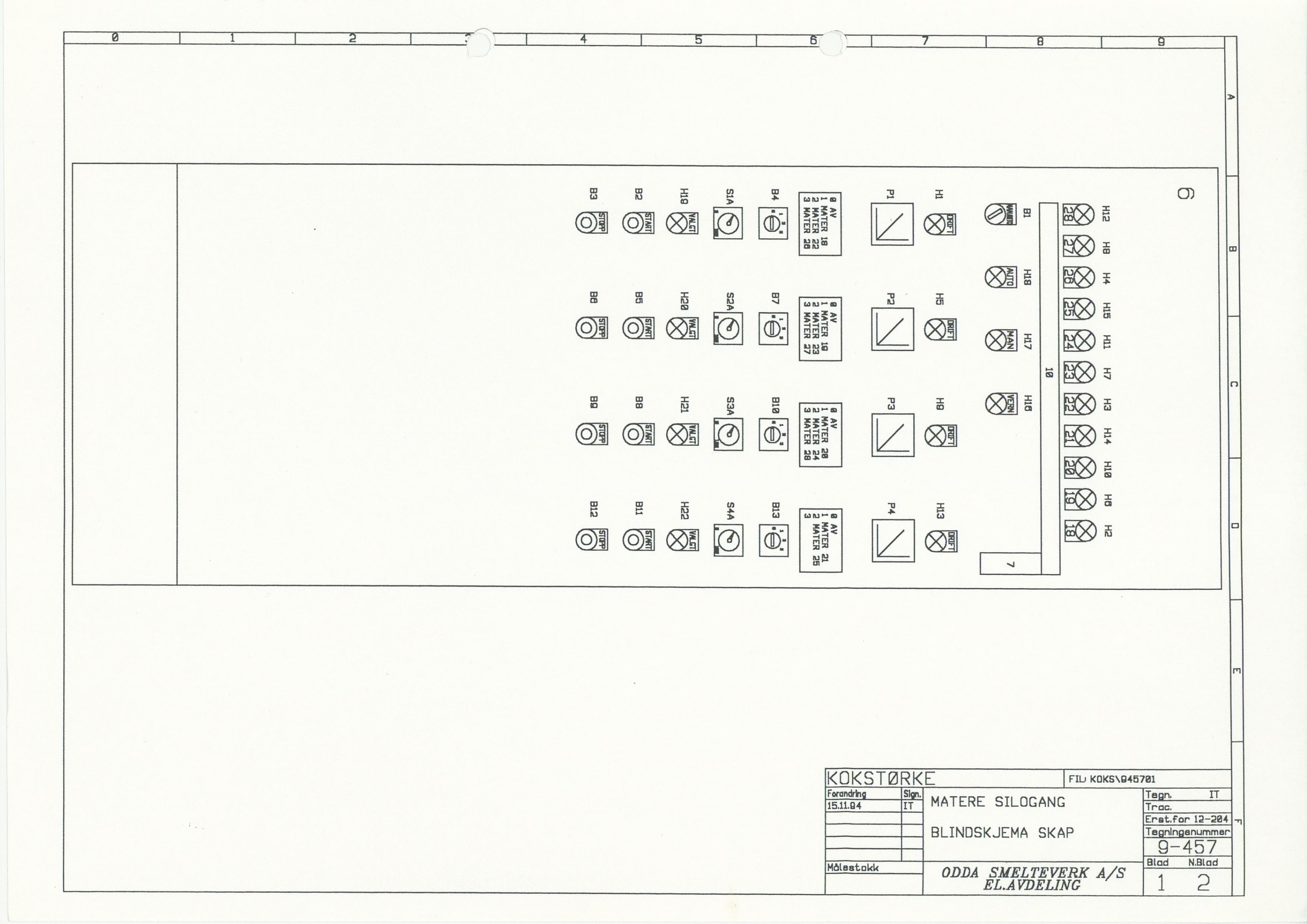 Odda smelteverk AS, KRAM/A-0157.1/T/Td/L0009: Gruppe 9. Blandingsrom og kokstørker, 1920-1970, p. 714