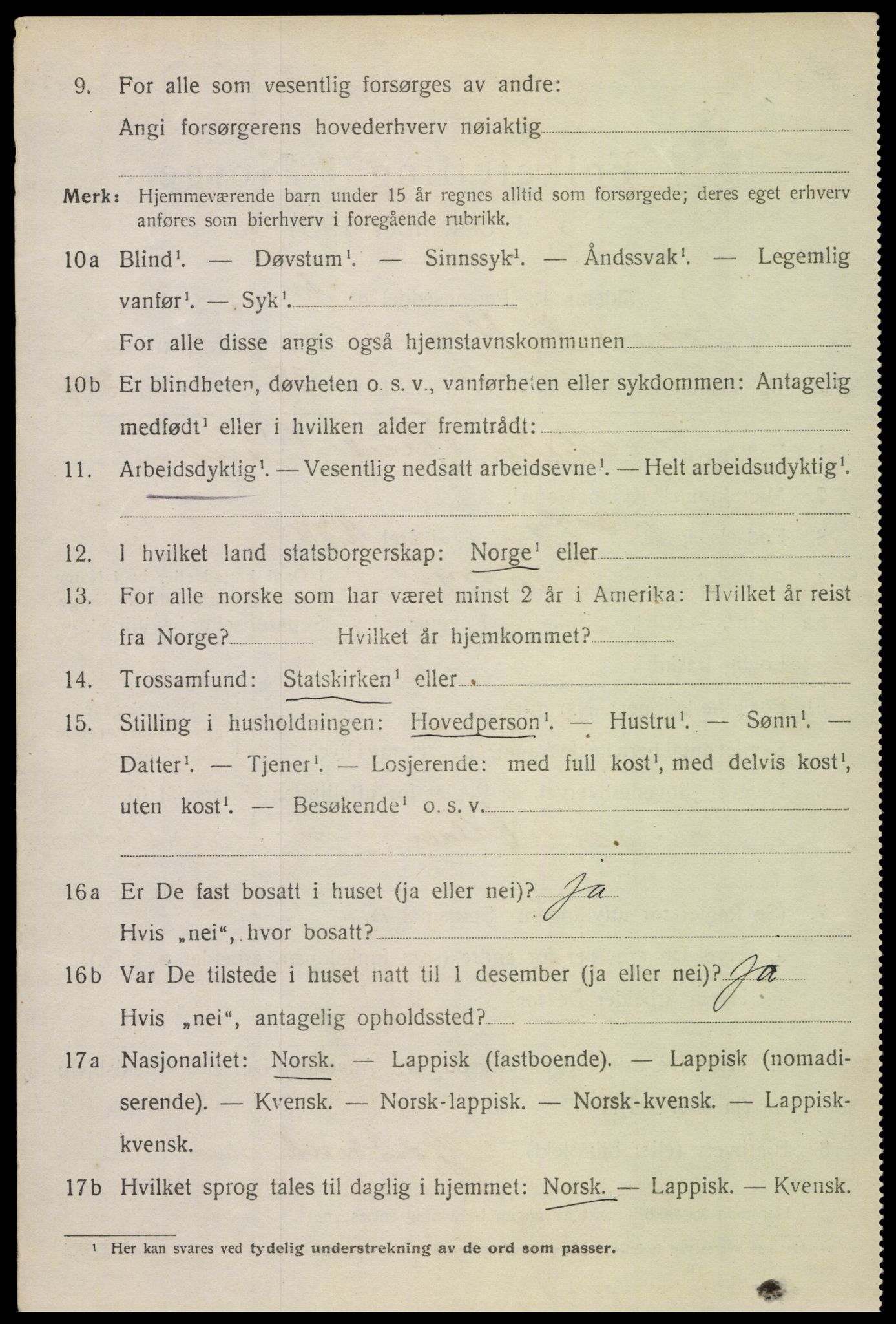 SAT, 1920 census for Borge, 1920, p. 7202