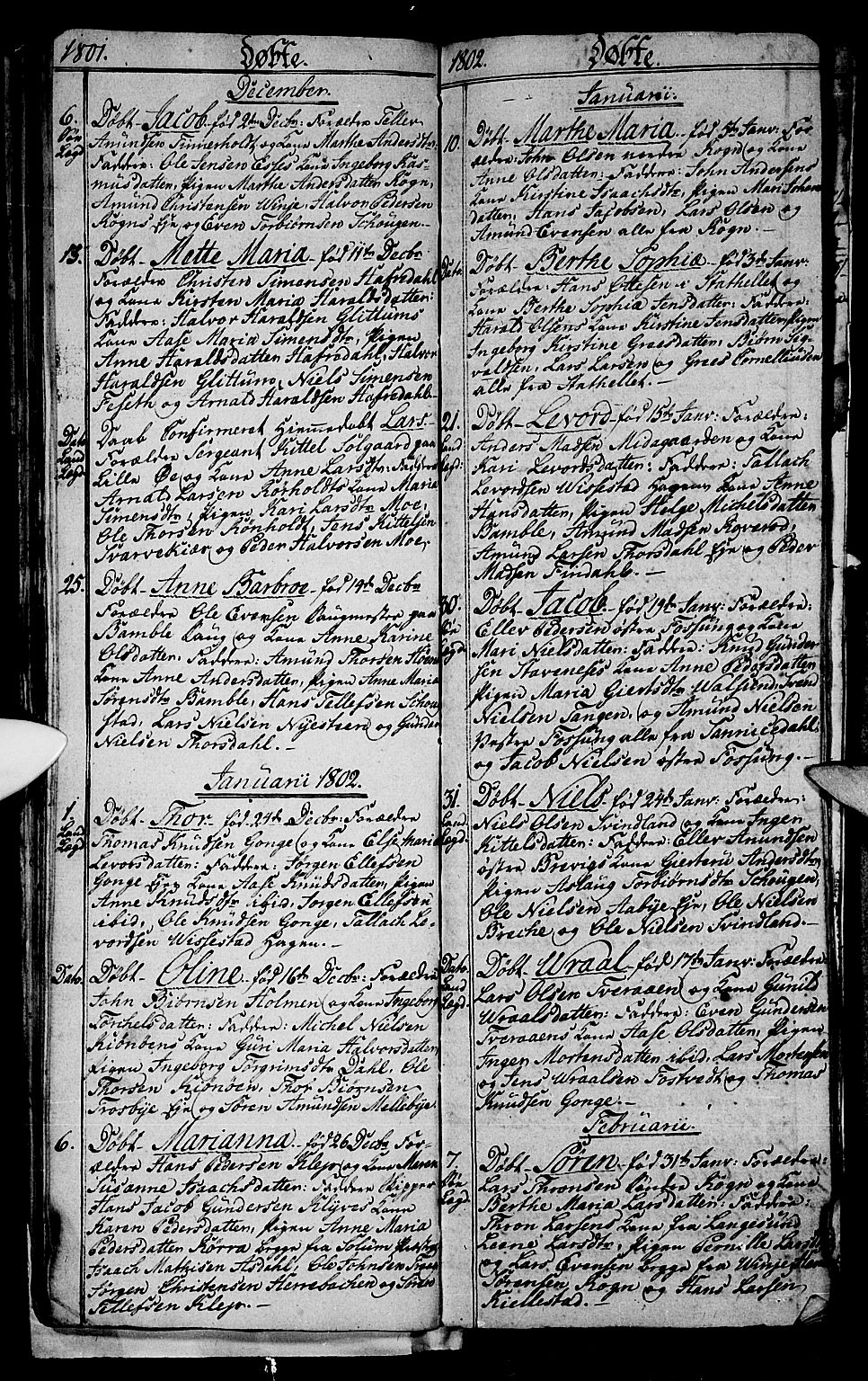 Bamble kirkebøker, AV/SAKO-A-253/G/Ga/L0003: Parish register (copy) no. I 3, 1802-1807