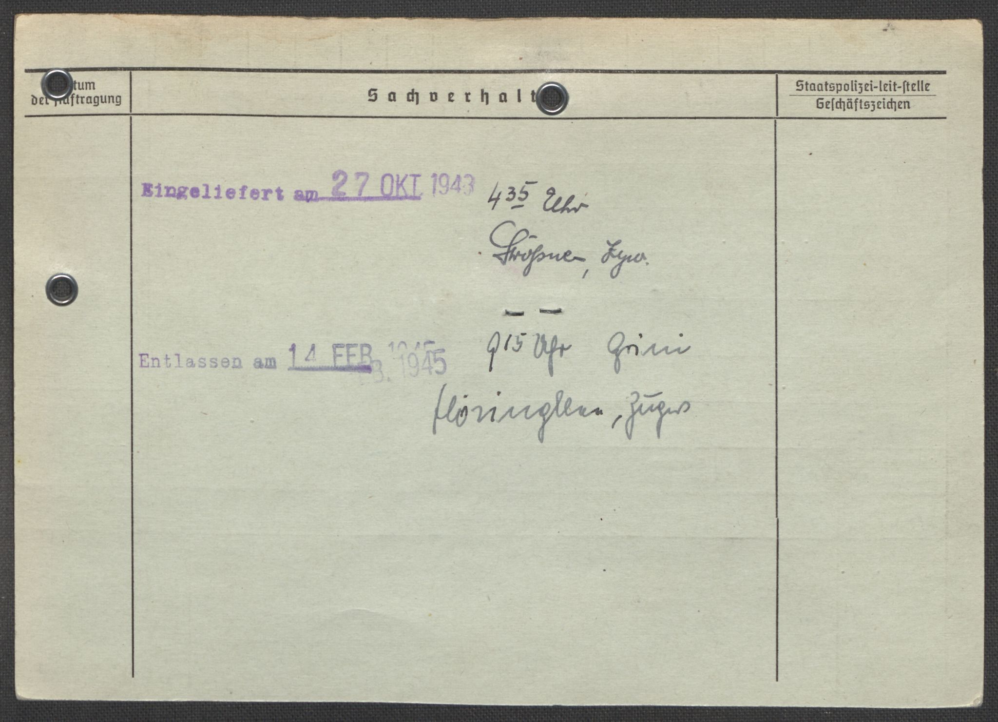 Befehlshaber der Sicherheitspolizei und des SD, AV/RA-RAFA-5969/E/Ea/Eaa/L0008: Register over norske fanger i Møllergata 19: Oelze-Ru, 1940-1945, p. 983