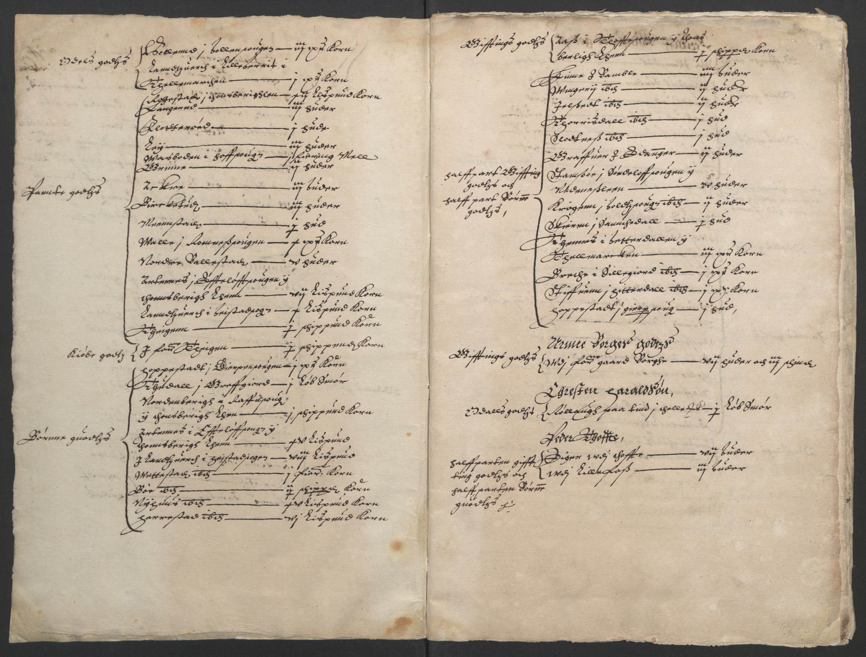 Stattholderembetet 1572-1771, AV/RA-EA-2870/Ek/L0009/0002: Jordebøker til utlikning av rosstjeneste 1624-1626: / Odelsjordebøker for Bratsberg len, 1624, p. 5