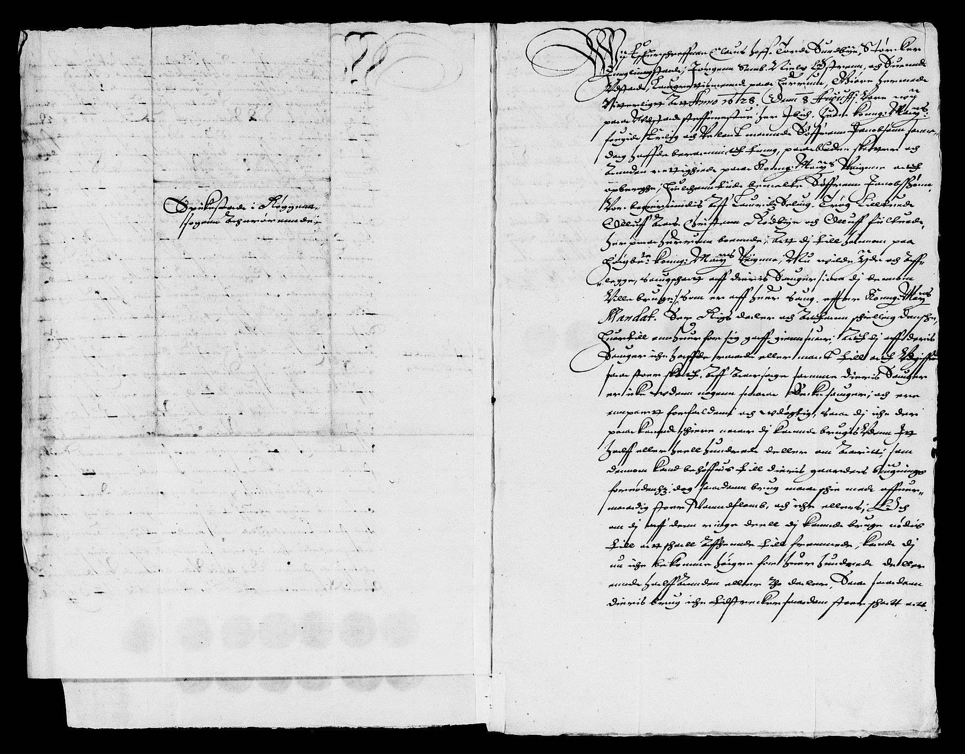 Rentekammeret inntil 1814, Reviderte regnskaper, Lensregnskaper, AV/RA-EA-5023/R/Rb/Rba/L0089: Akershus len, 1628
