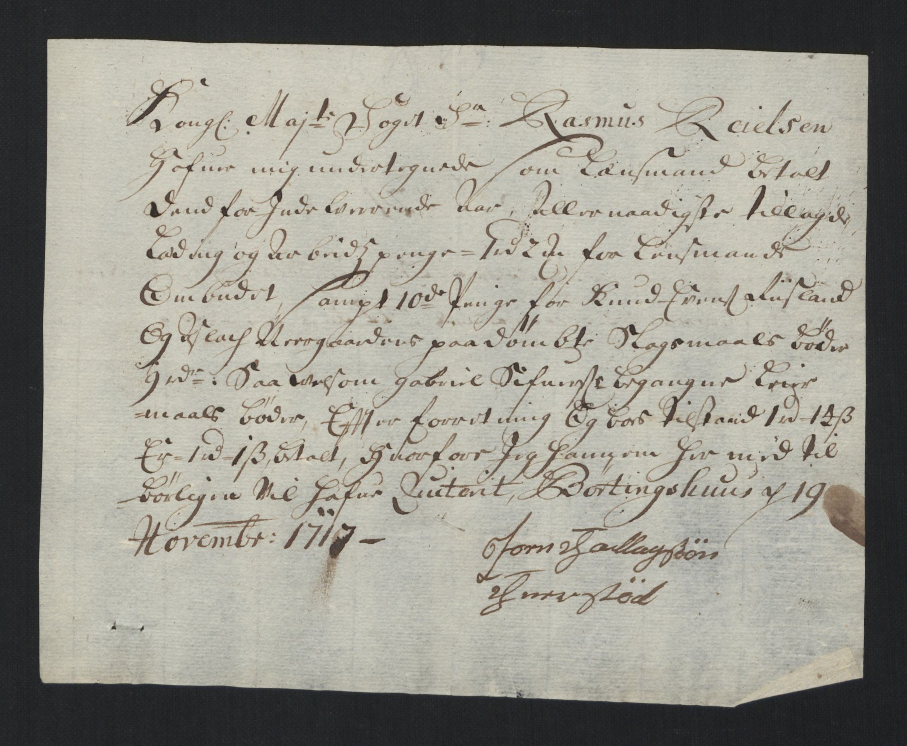 Rentekammeret inntil 1814, Reviderte regnskaper, Fogderegnskap, AV/RA-EA-4092/R40/L2452: Fogderegnskap Råbyggelag, 1716-1717, p. 319