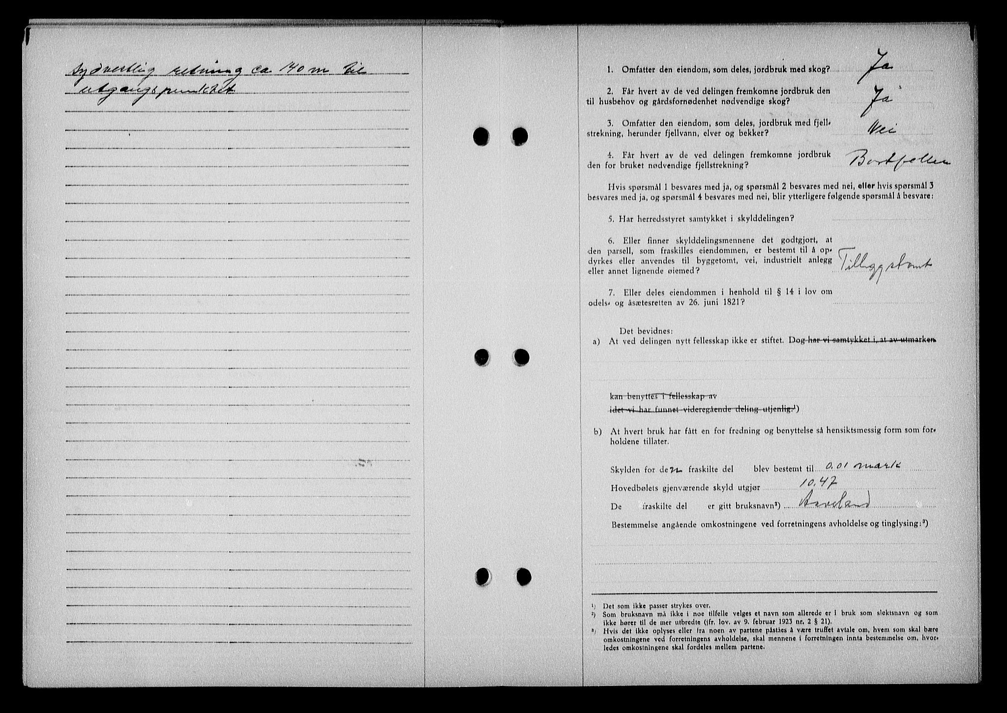 Nedenes sorenskriveri, AV/SAK-1221-0006/G/Gb/Gba/L0048: Mortgage book no. A-II, 1940-1941, Diary no: : 438/1941