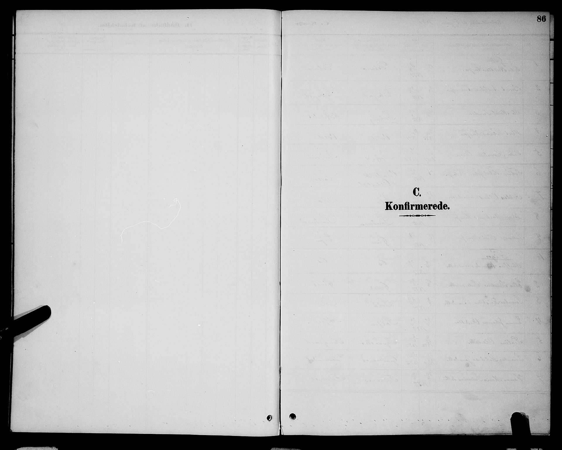 Ministerialprotokoller, klokkerbøker og fødselsregistre - Nordland, SAT/A-1459/846/L0654: Parish register (copy) no. 846C04, 1887-1901, p. 86