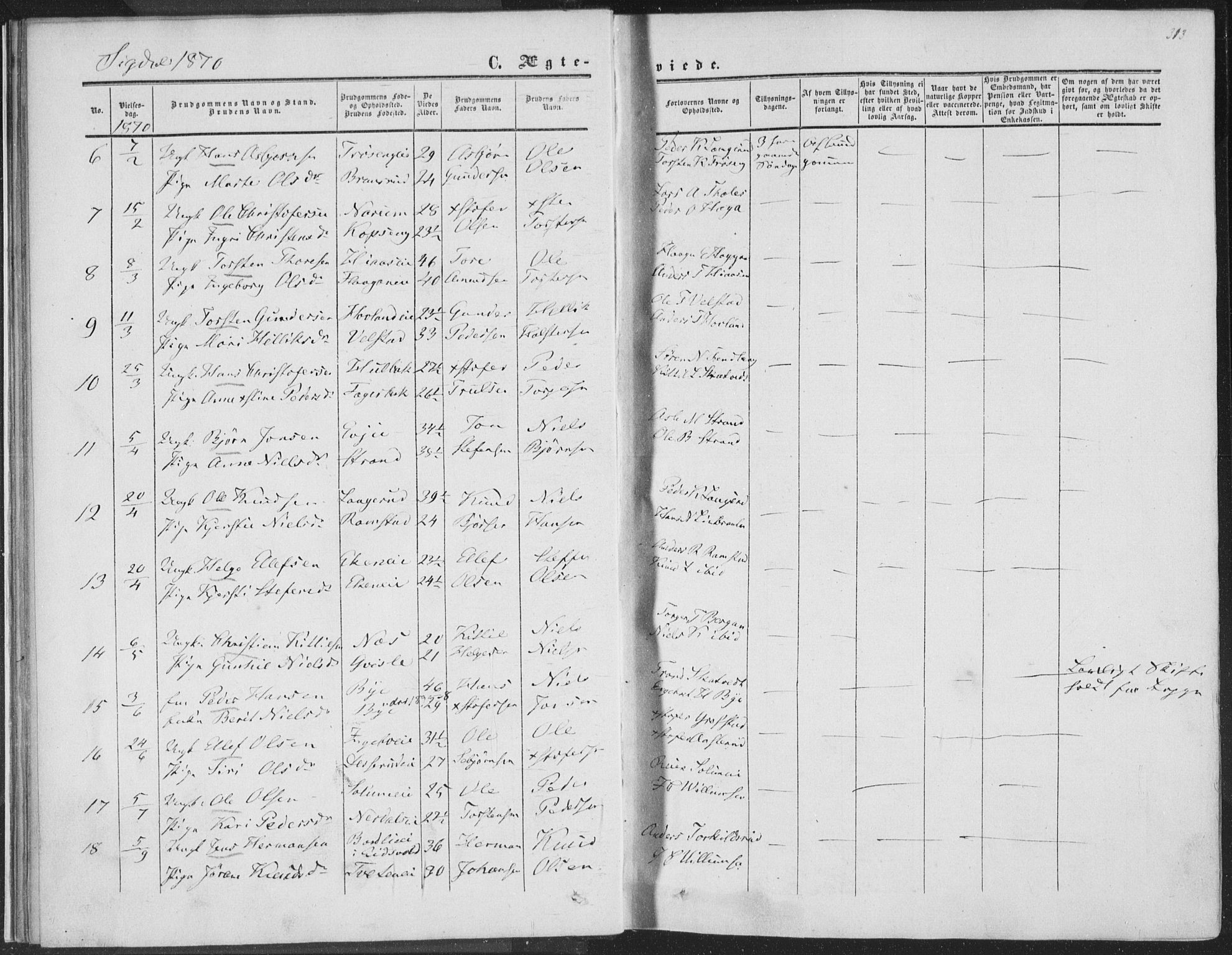 Sigdal kirkebøker, AV/SAKO-A-245/F/Fa/L0009b: Parish register (official) no. I 9B, 1860-1871, p. 313