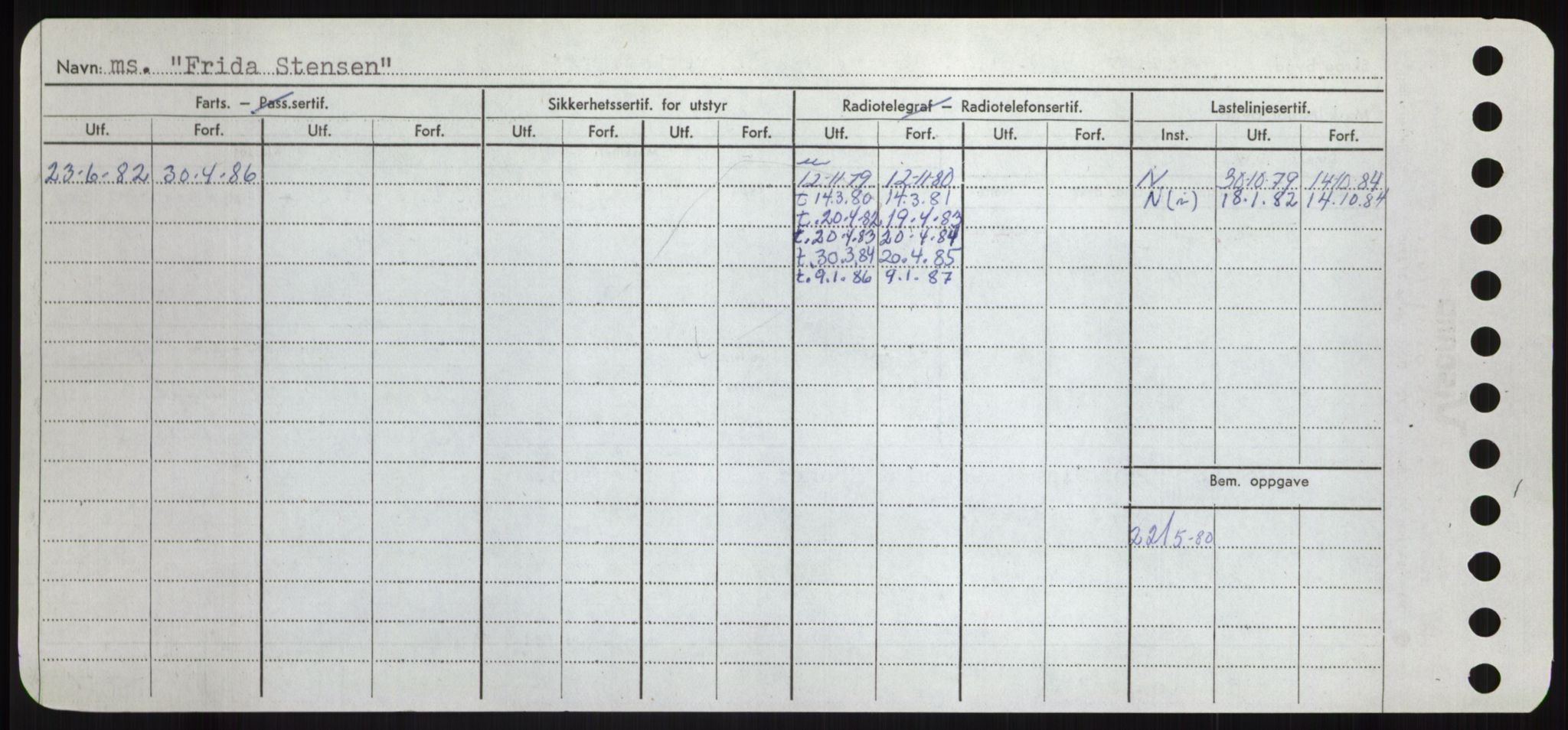 Sjøfartsdirektoratet med forløpere, Skipsmålingen, AV/RA-S-1627/H/Hd/L0011: Fartøy, Fla-Får, p. 424