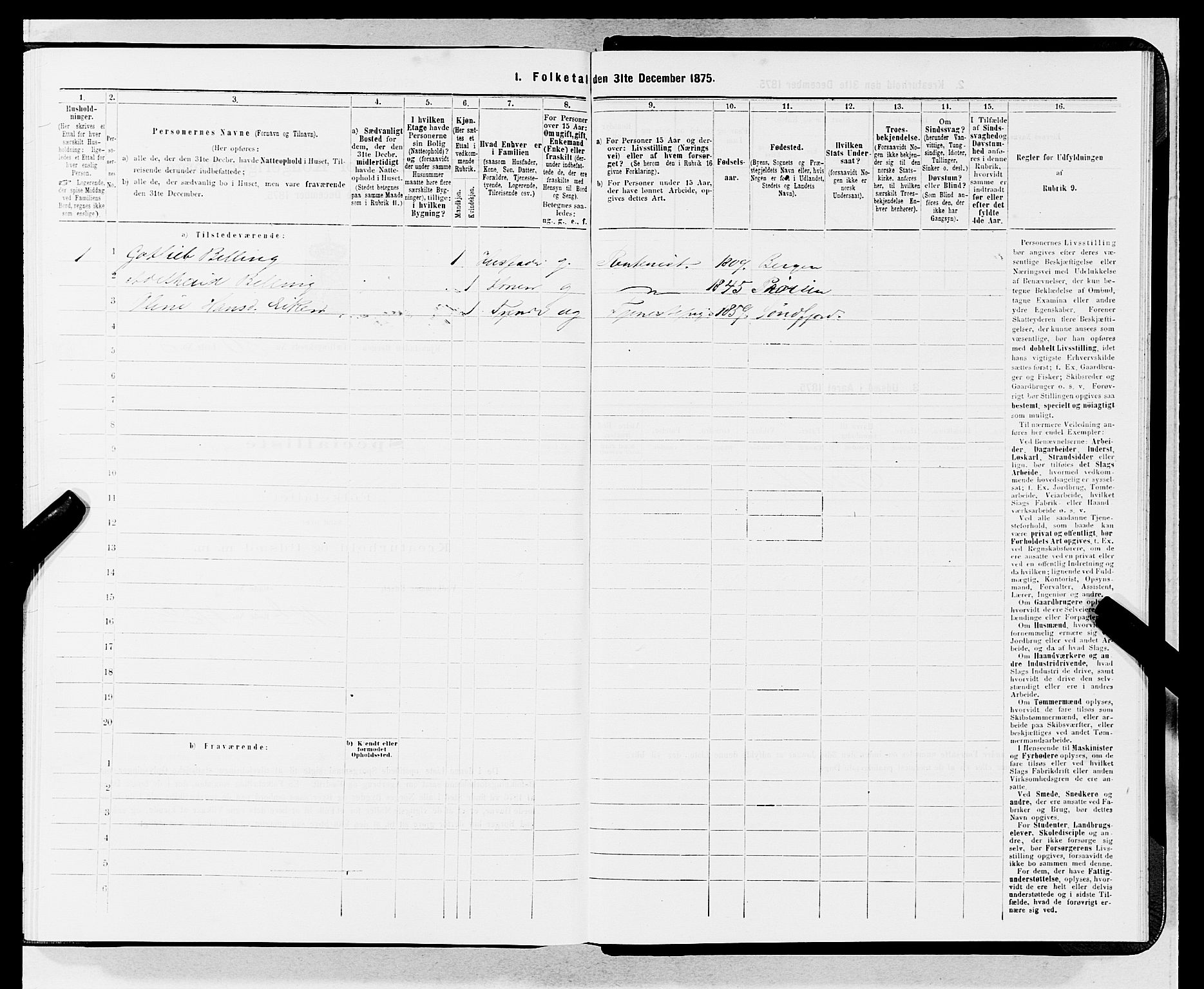 SAB, 1875 census for 1301 Bergen, 1875, p. 4294