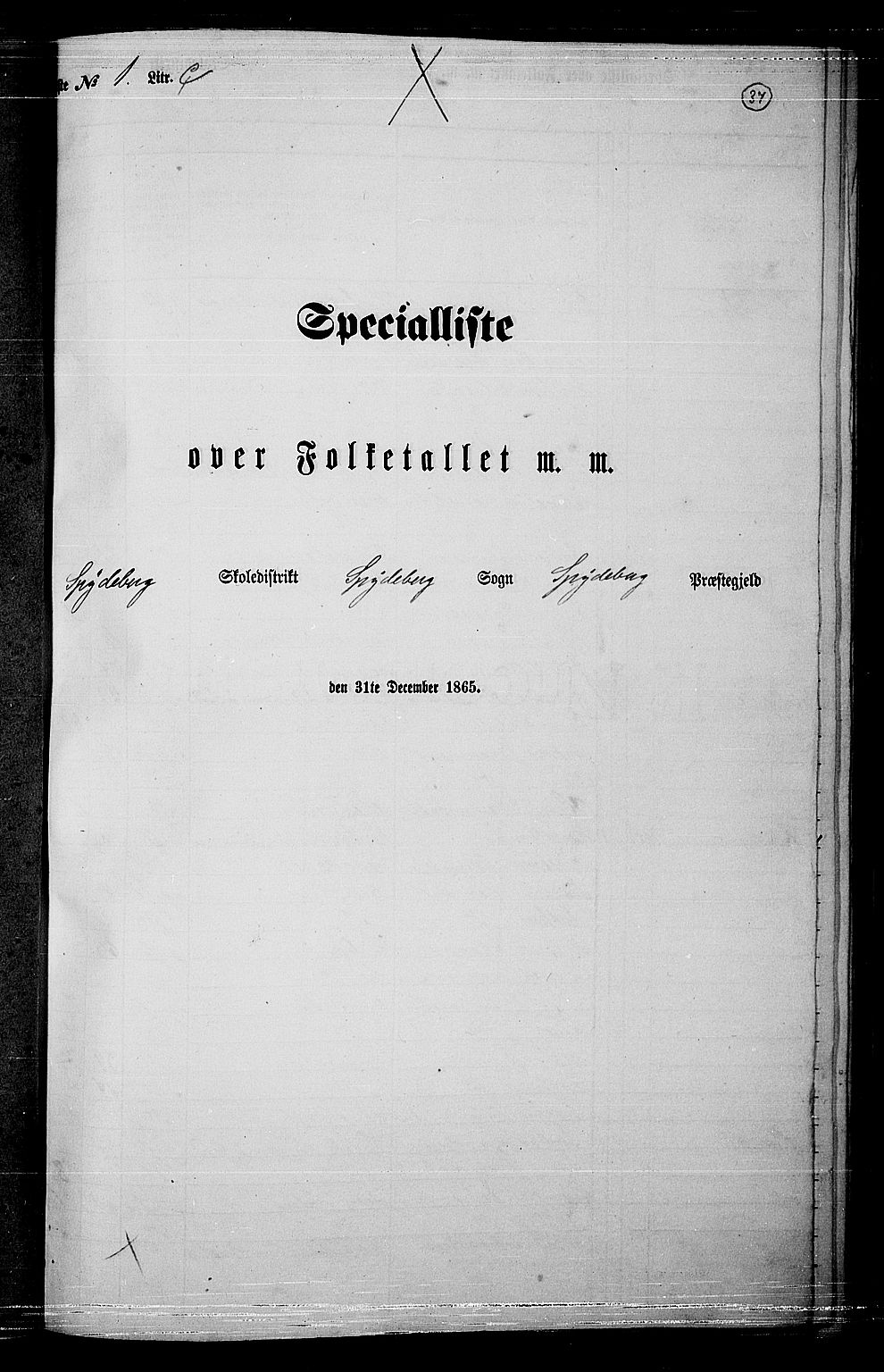 RA, 1865 census for Spydeberg, 1865, p. 36