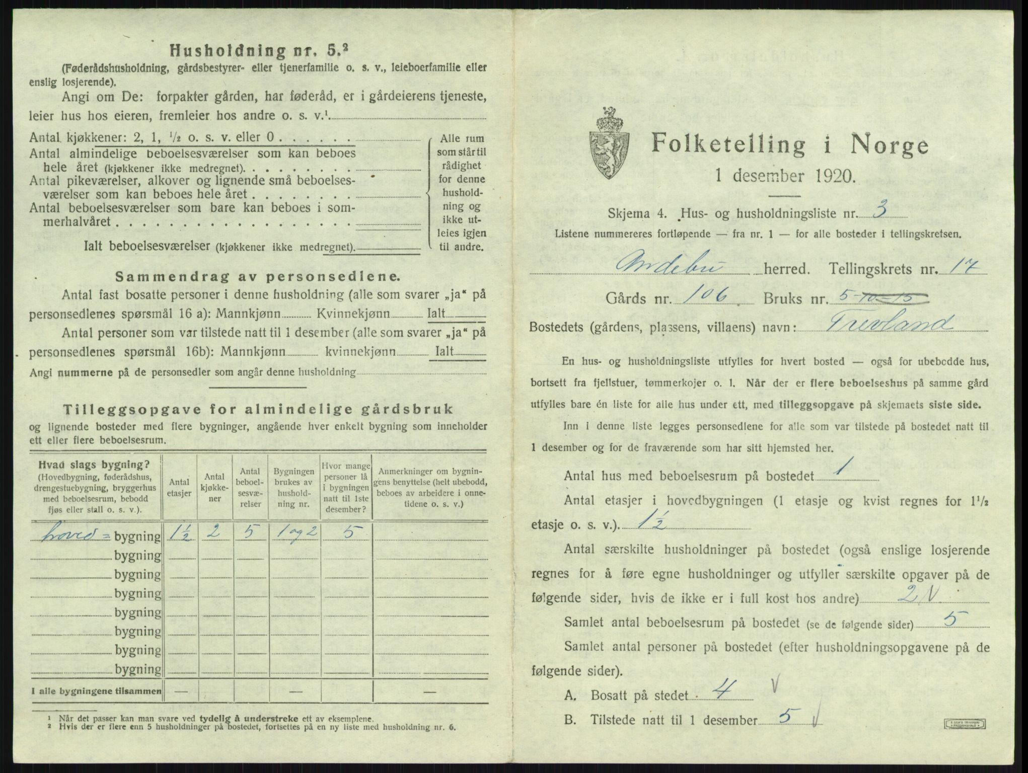 SAKO, 1920 census for Andebu, 1920, p. 921