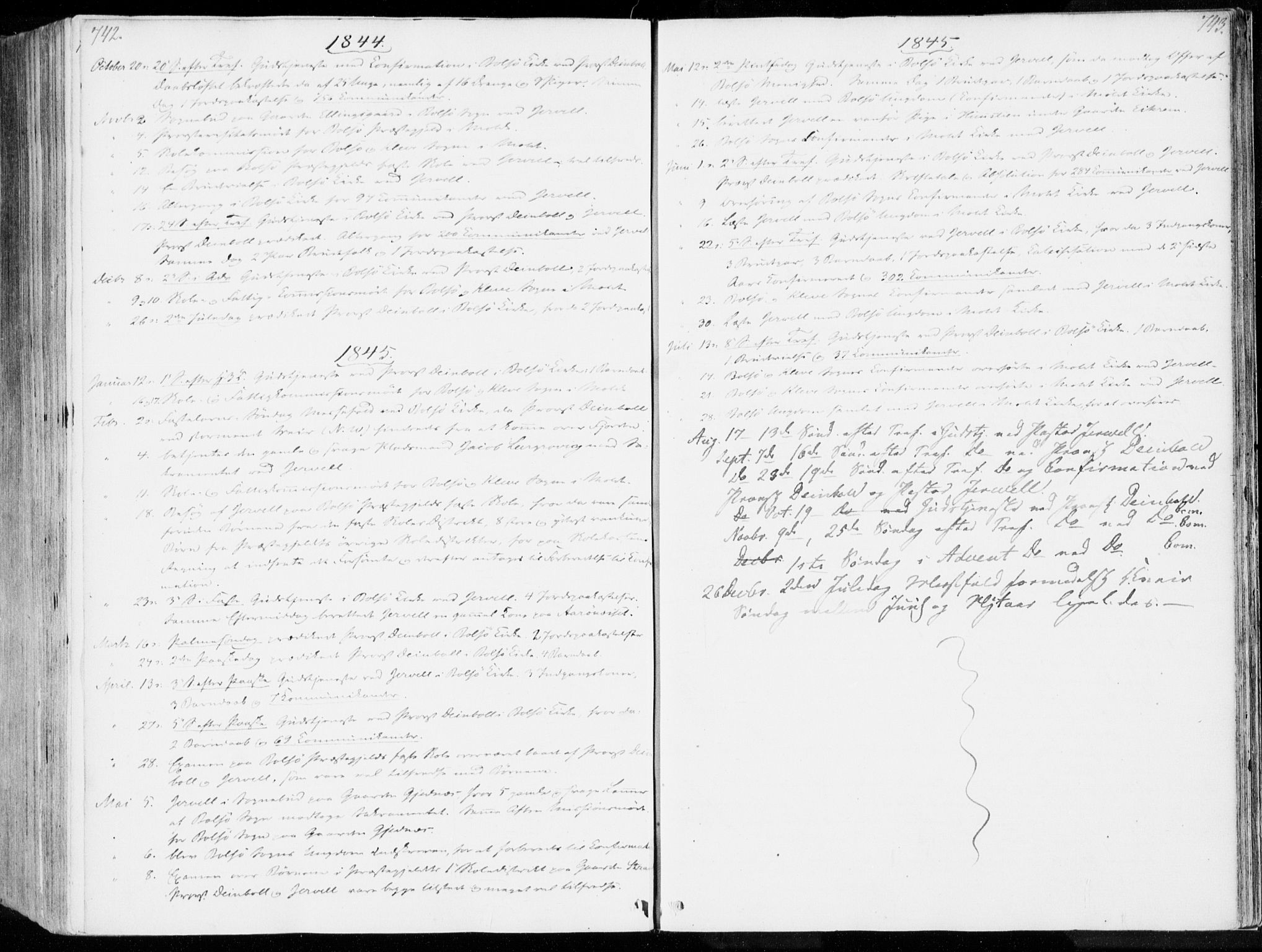Ministerialprotokoller, klokkerbøker og fødselsregistre - Møre og Romsdal, AV/SAT-A-1454/555/L0653: Parish register (official) no. 555A04, 1843-1869, p. 742-743