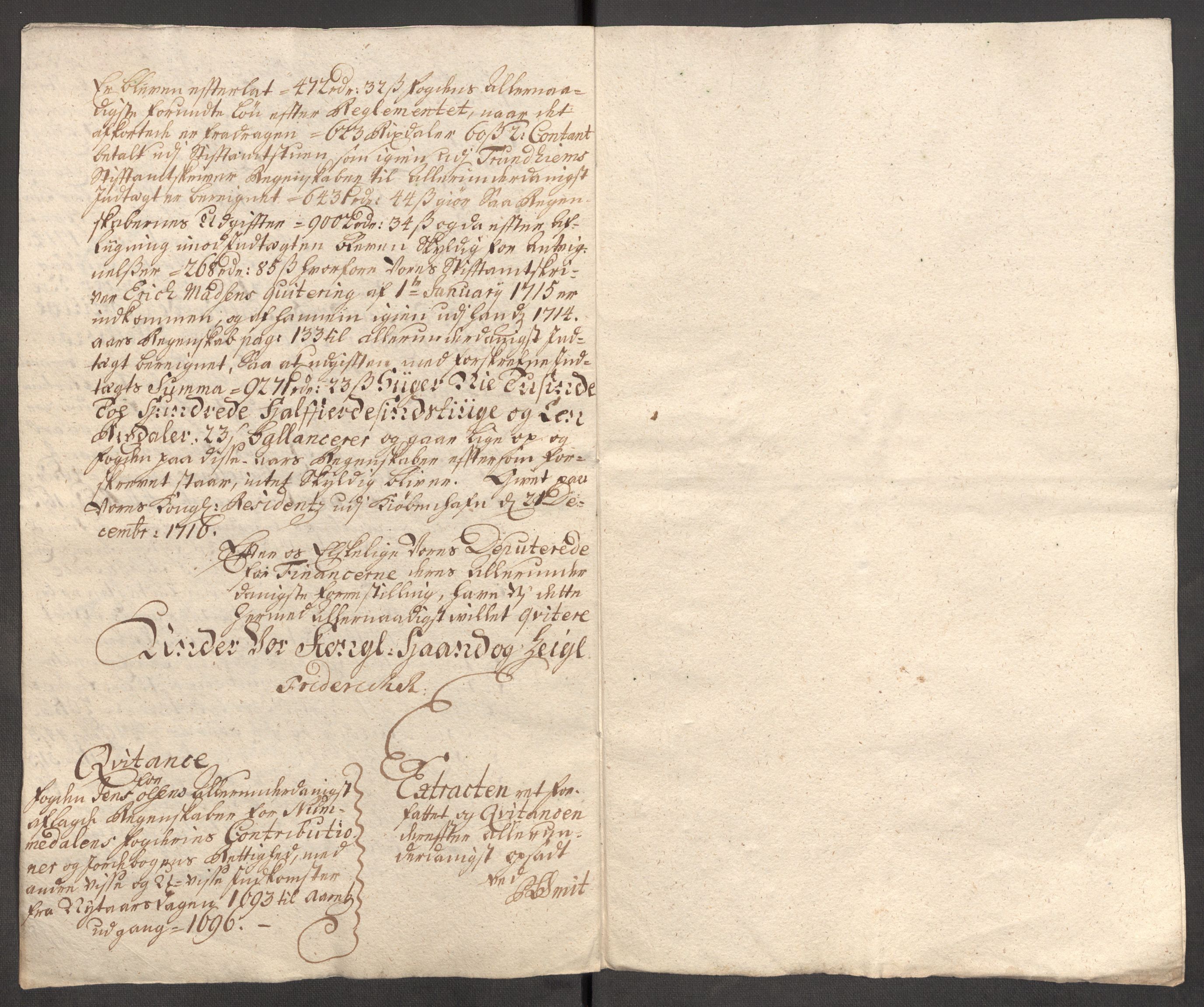 Rentekammeret inntil 1814, Reviderte regnskaper, Fogderegnskap, AV/RA-EA-4092/R64/L4425: Fogderegnskap Namdal, 1696-1698, p. 112