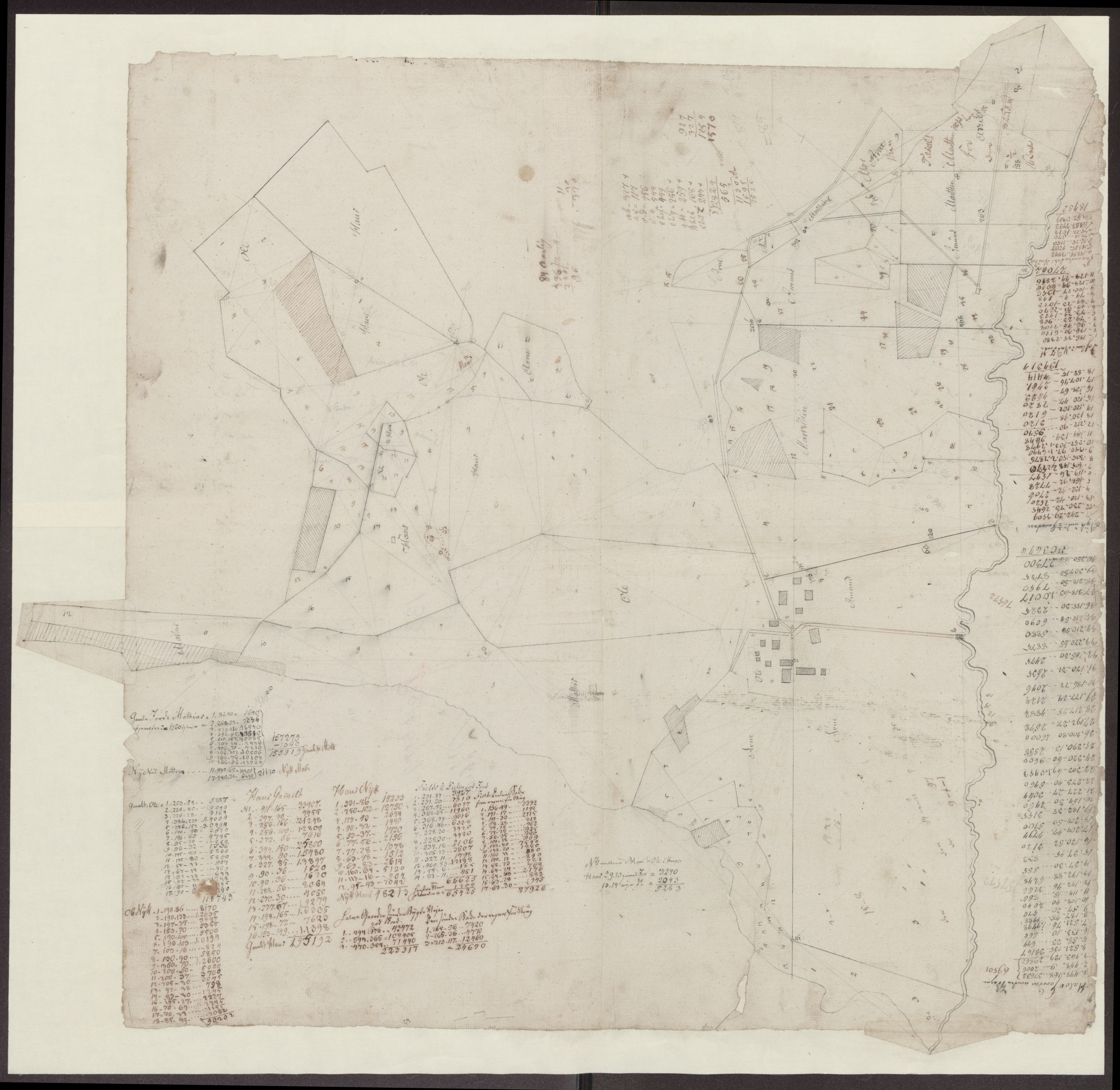 Kartsamlingen - Statsarkivet i Hamar, AV/SAH-KART-001/F/Fa/L0001: Kart, 1629-1992, p. 148