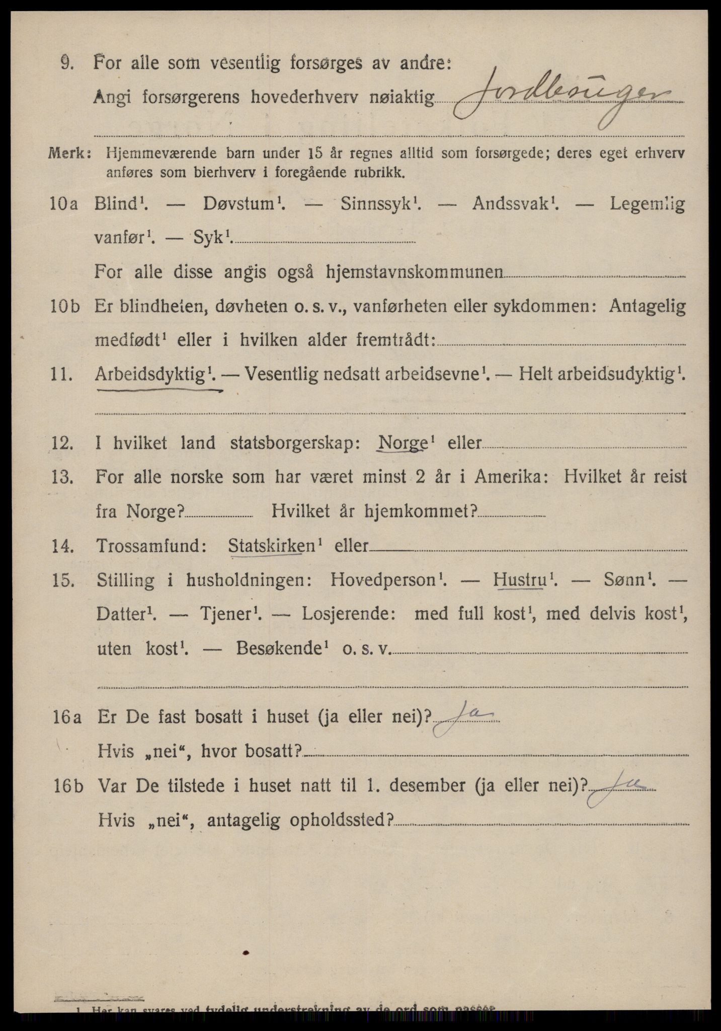 SAT, 1920 census for Øre, 1920, p. 2022