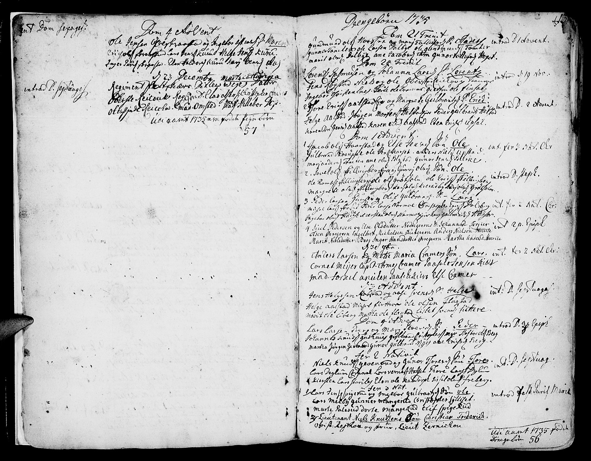 Vang prestekontor, Hedmark, AV/SAH-PREST-008/H/Ha/Haa/L0003: Parish register (official) no. 3, 1734-1809, p. 13