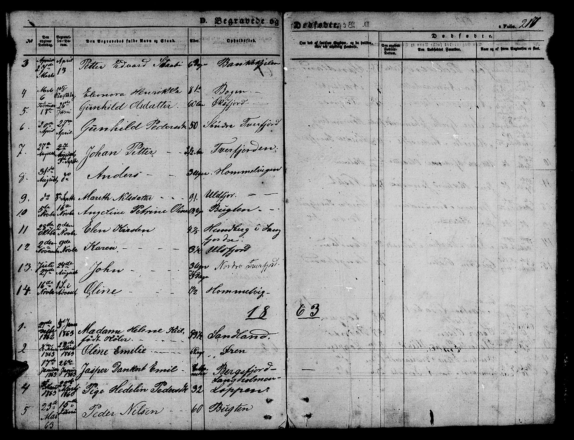 Loppa sokneprestkontor, SATØ/S-1339/H/Hb/L0002klokker: Parish register (copy) no. 2, 1850-1880, p. 217