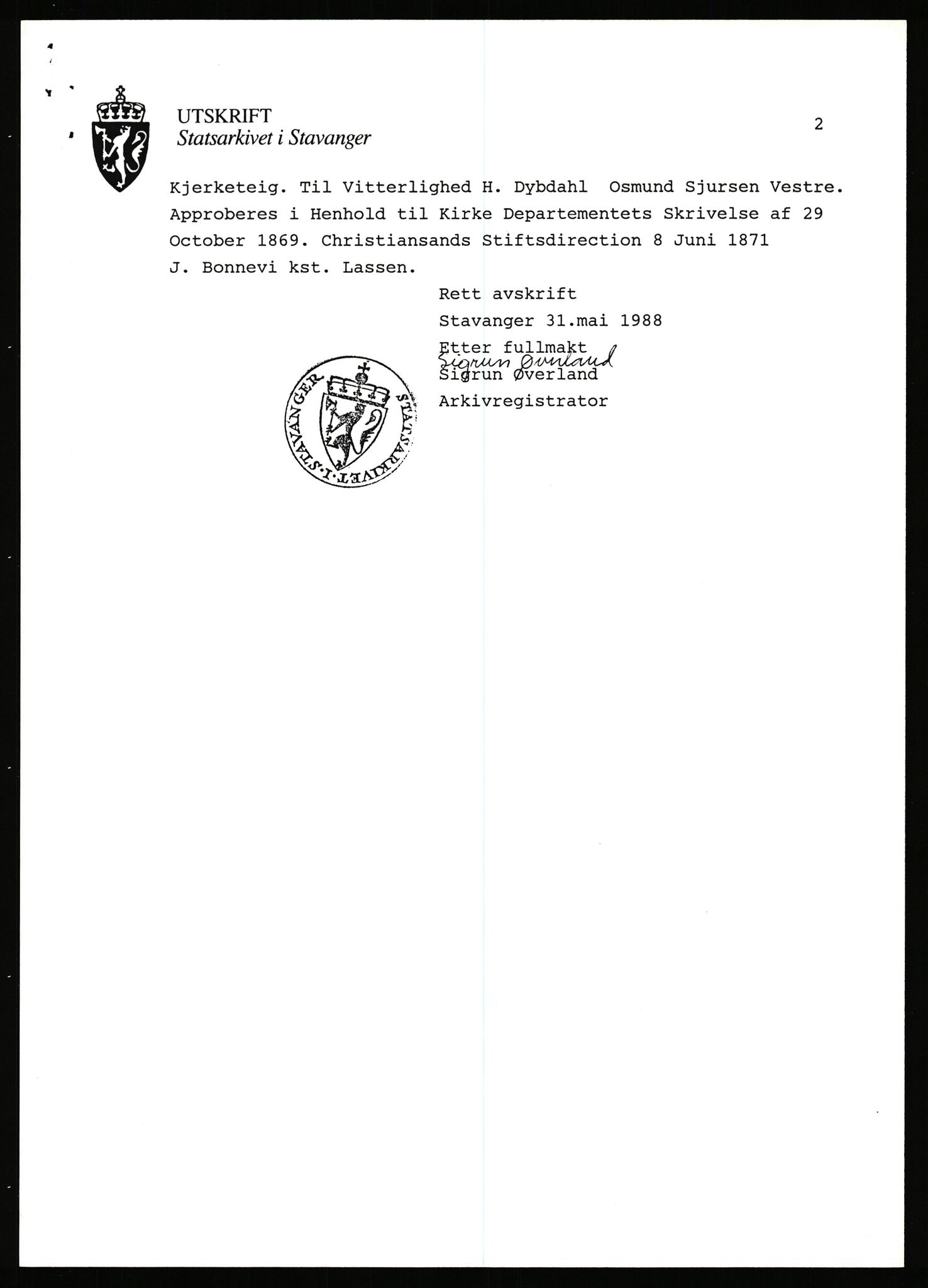 Statsarkivet i Stavanger, AV/SAST-A-101971/03/Y/Yj/L0047: Avskrifter sortert etter gårdsnavn: Kirketeigen - Klovning, 1750-1930, p. 22