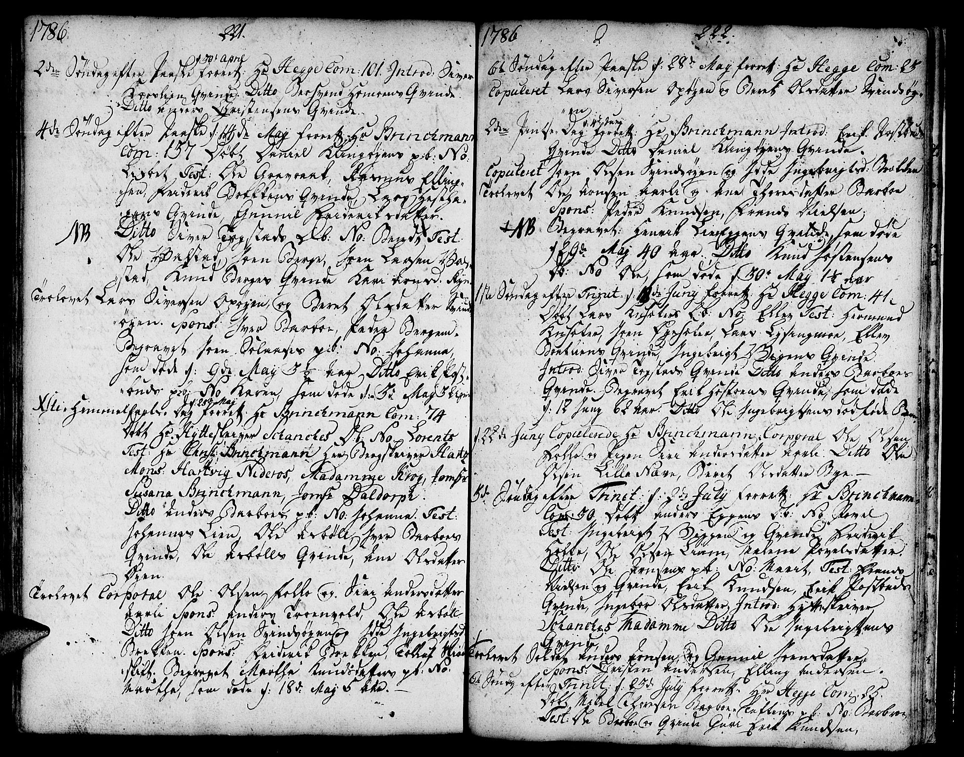 Ministerialprotokoller, klokkerbøker og fødselsregistre - Sør-Trøndelag, SAT/A-1456/671/L0840: Parish register (official) no. 671A02, 1756-1794, p. 321-322