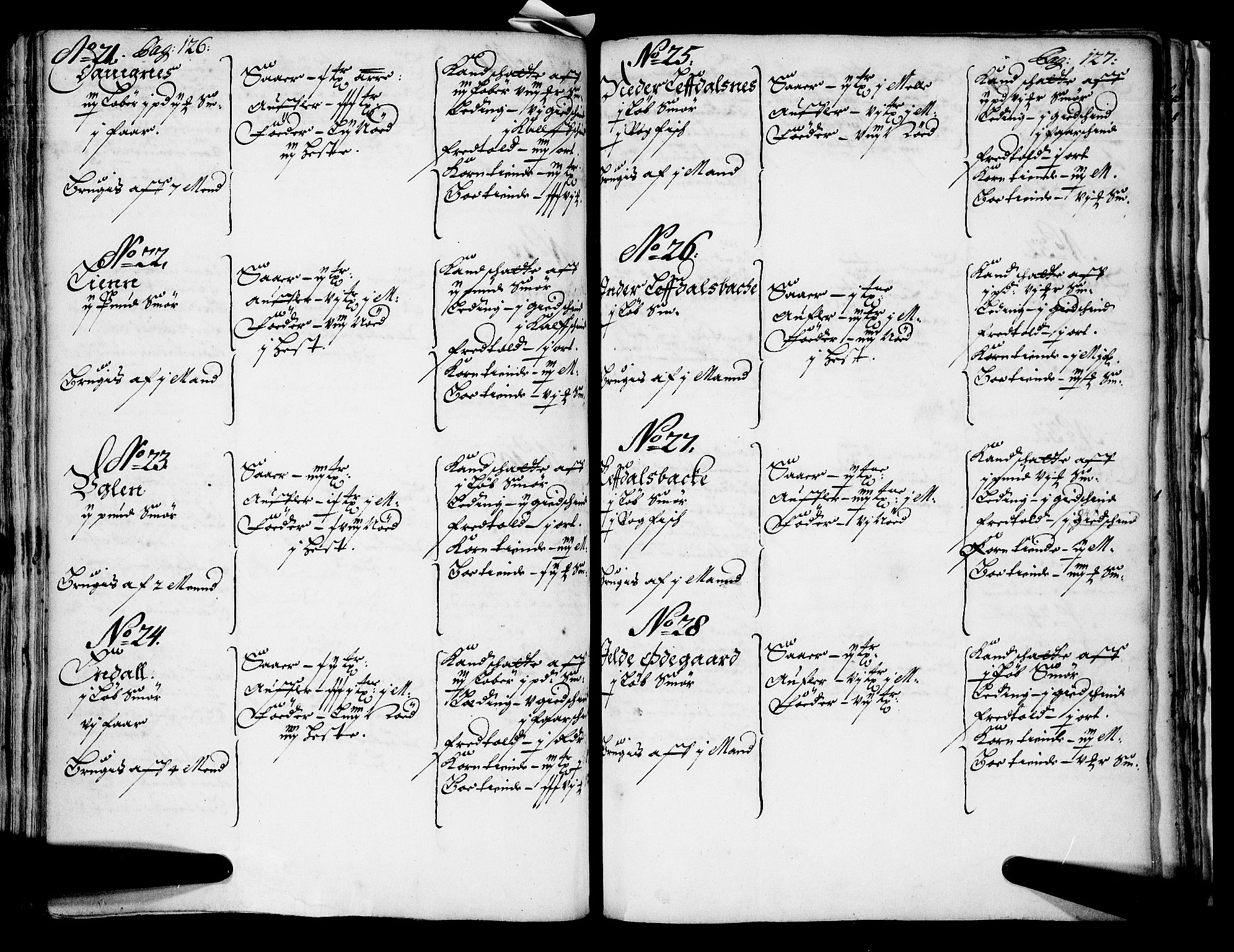 Rentekammeret inntil 1814, Realistisk ordnet avdeling, AV/RA-EA-4070/N/Nb/Nba/L0044: Nordfjord fogderi, 1667, p. 126-127