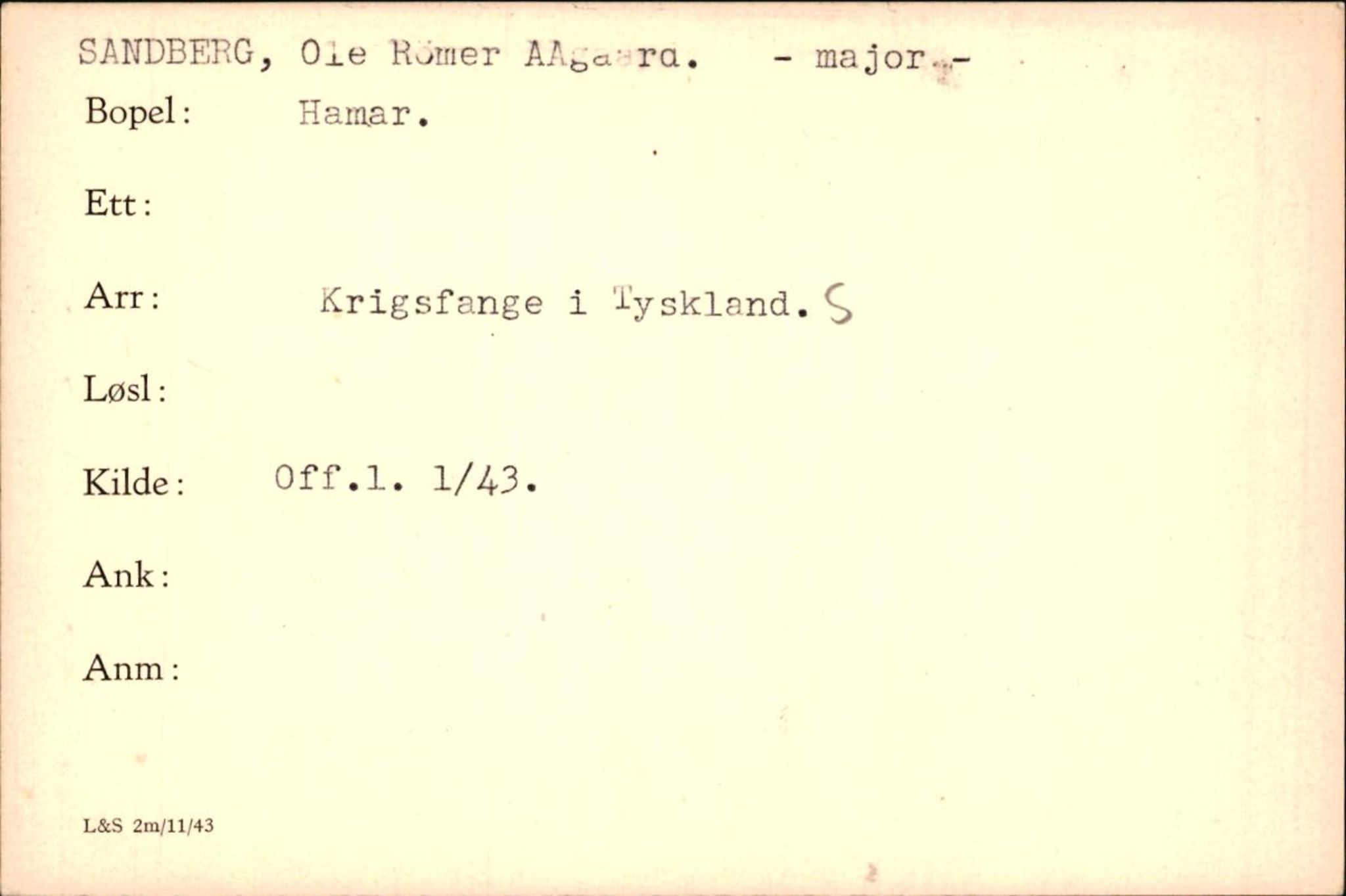 Forsvaret, Forsvarets krigshistoriske avdeling, RA/RAFA-2017/Y/Yf/L0200: II-C-11-2102  -  Norske krigsfanger i Tyskland, 1940-1945, p. 889