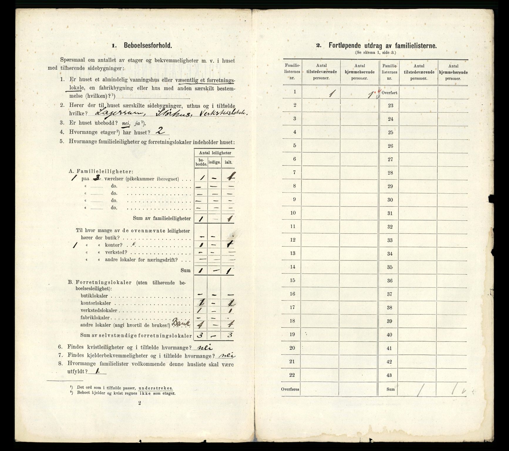 RA, 1910 census for Trondheim, 1910, p. 6254