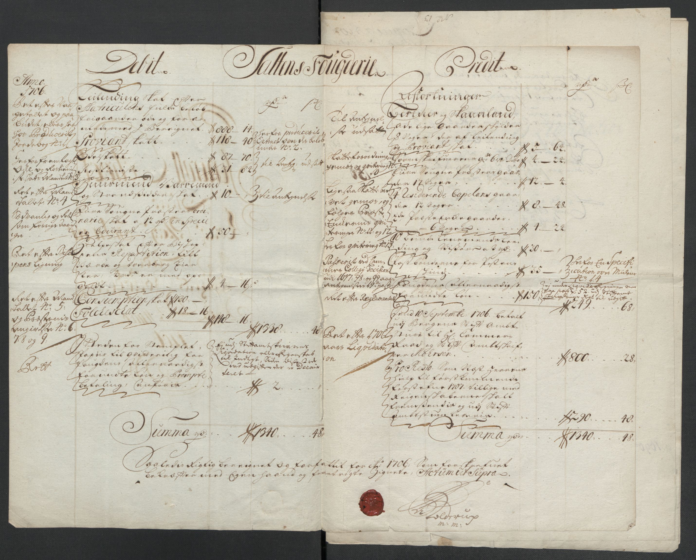 Rentekammeret inntil 1814, Reviderte regnskaper, Fogderegnskap, RA/EA-4092/R66/L4580: Fogderegnskap Salten, 1701-1706, p. 424