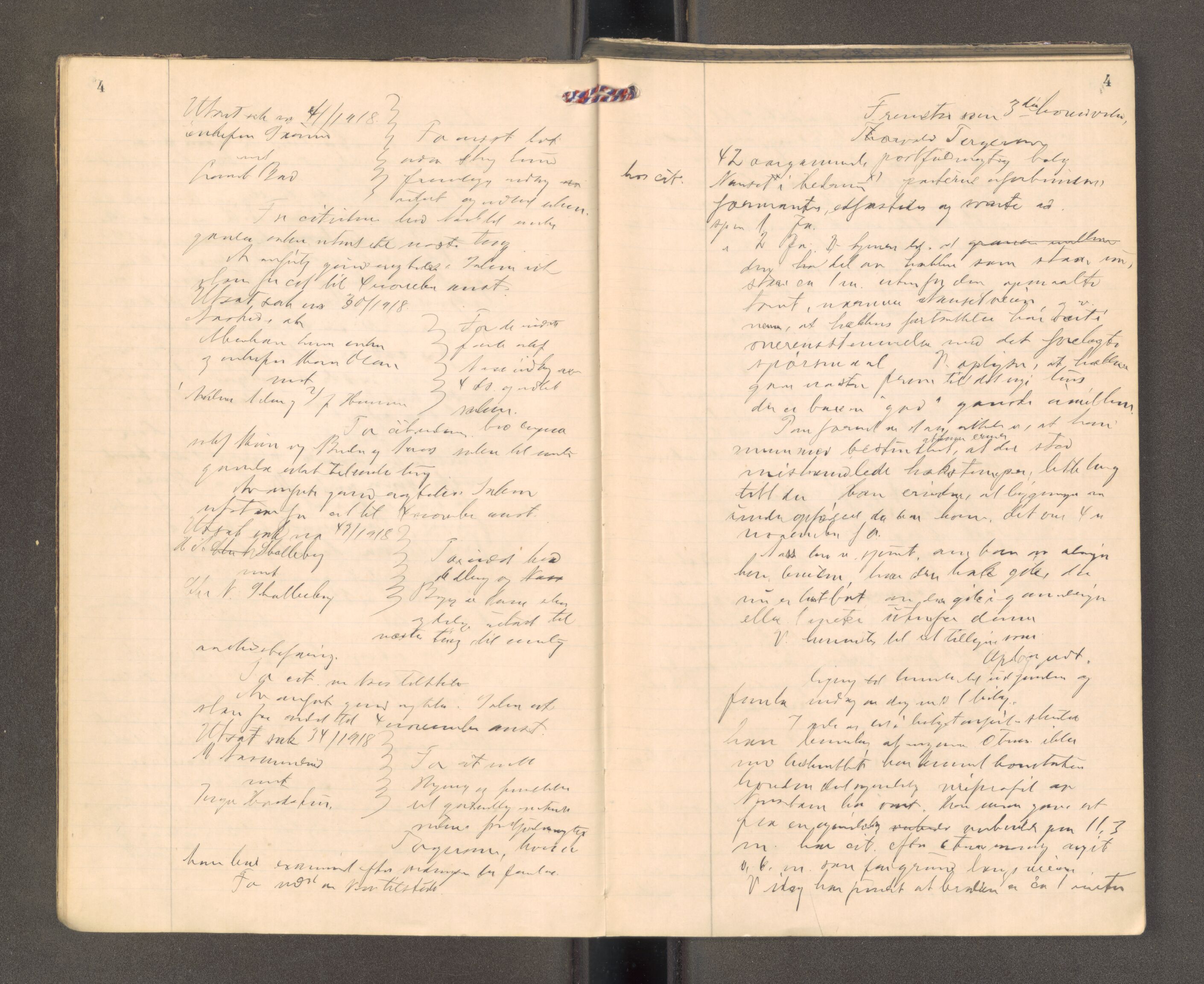 Larvik sorenskriveri, AV/SAKO-A-83/F/Fa/L0065: Tingbok, 1919-1920, p. 4