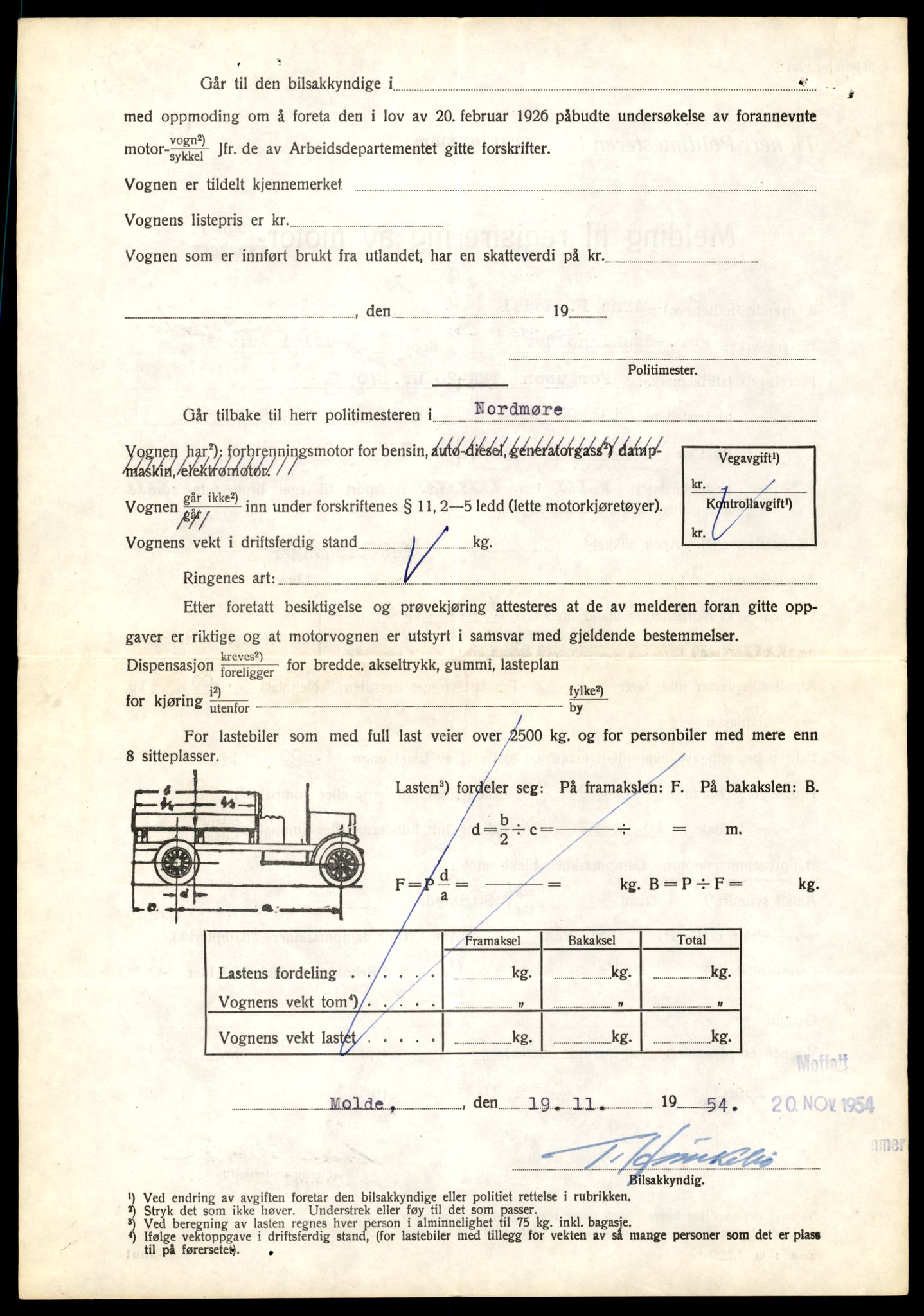 Møre og Romsdal vegkontor - Ålesund trafikkstasjon, SAT/A-4099/F/Fe/L0049: Registreringskort for kjøretøy T 14864 - T 18613, 1927-1998, p. 3282