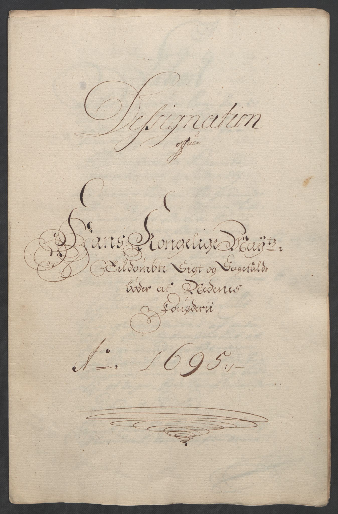 Rentekammeret inntil 1814, Reviderte regnskaper, Fogderegnskap, RA/EA-4092/R39/L2312: Fogderegnskap Nedenes, 1693-1695, p. 249